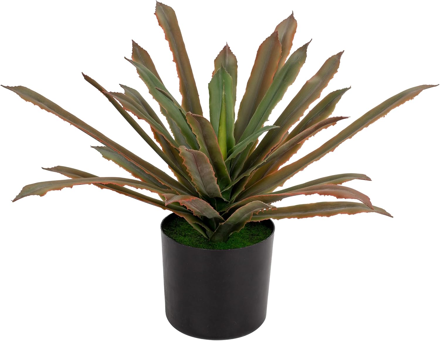 Briful 13 Inch Fake Agave Plant Indoor Outdoor Red