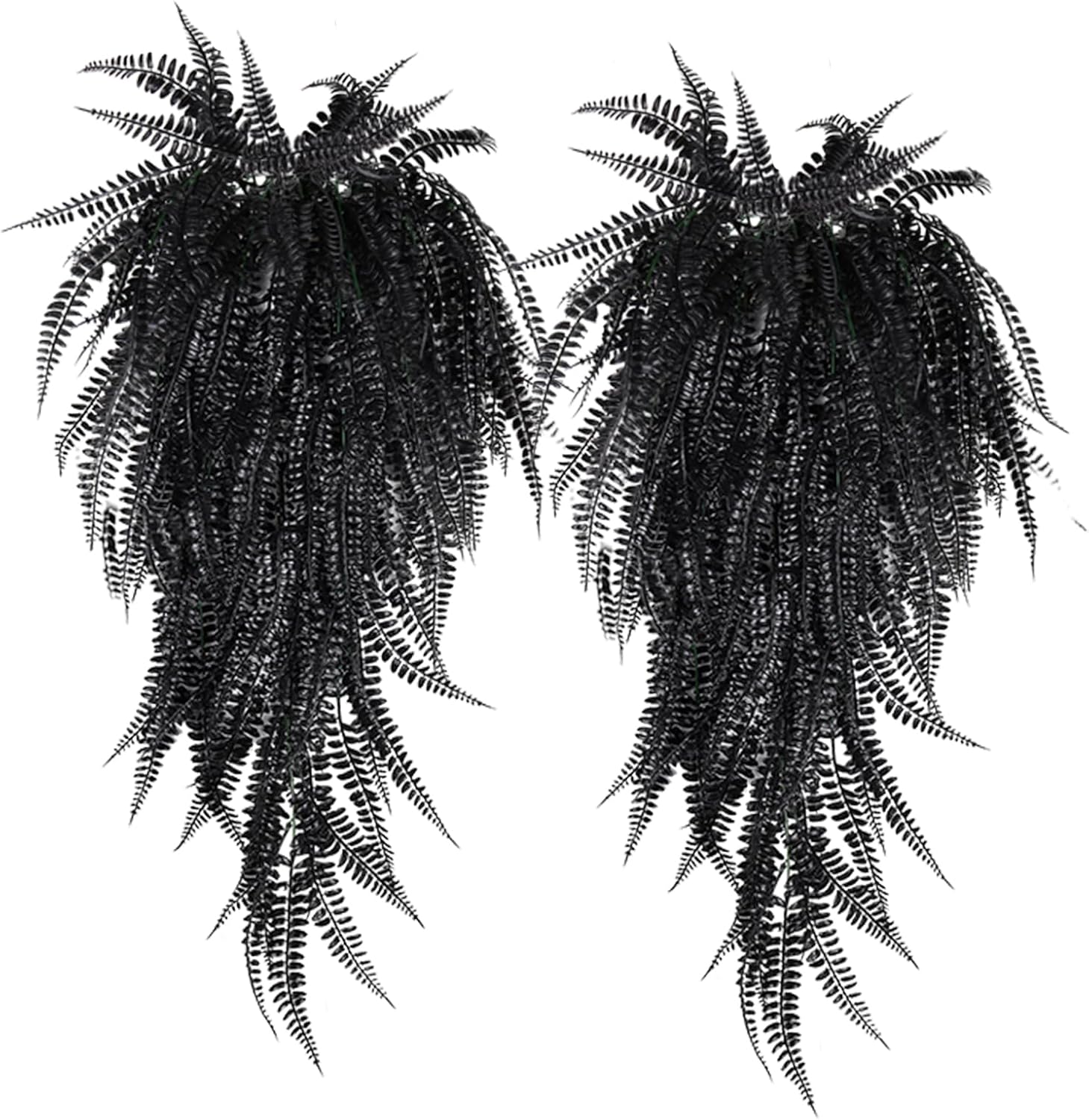 RECUTMS Faux Hanging Plants 4 Pcs UV Resistant