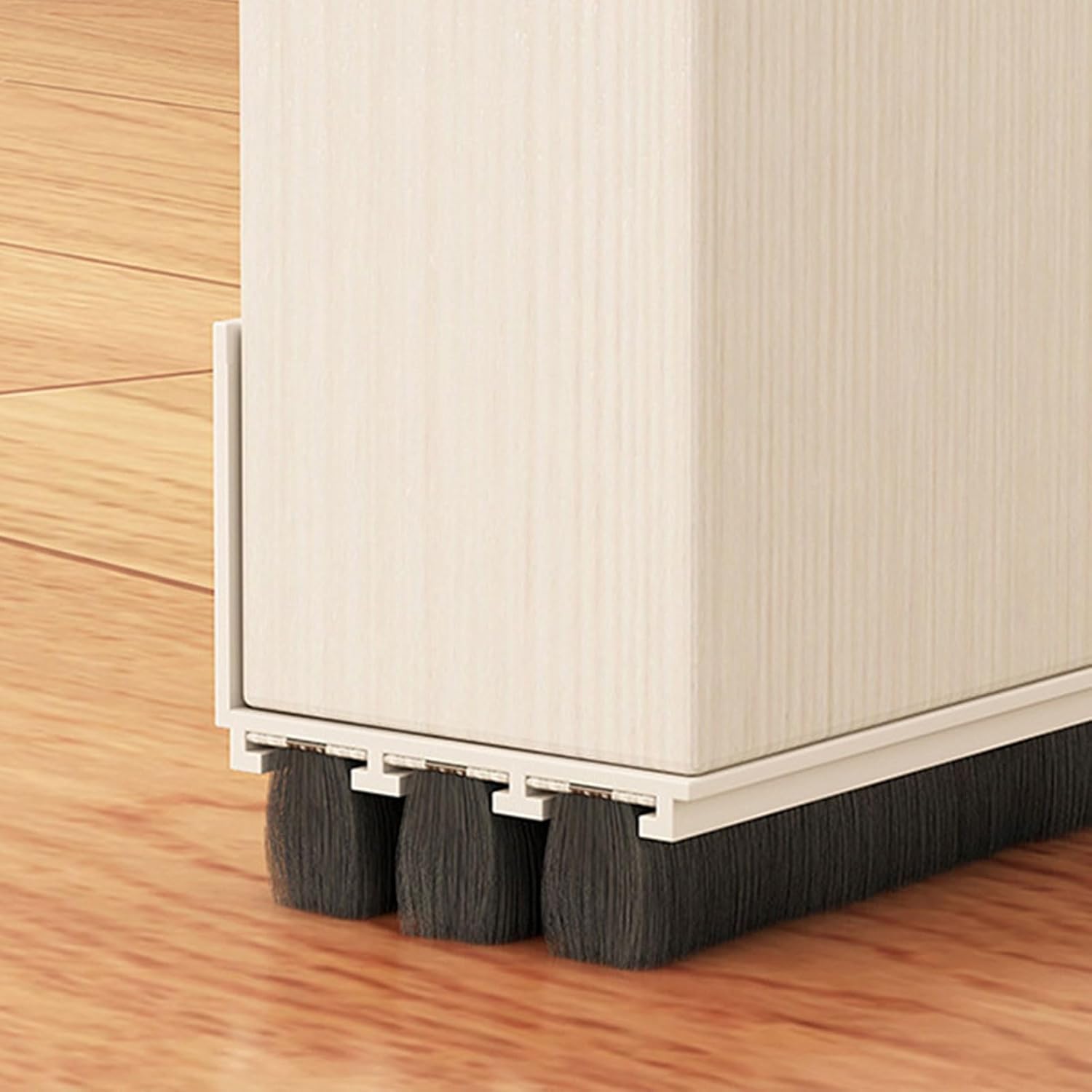 L-Shaped Door Weather Stripping Brush Draft Blocker Seal Strip