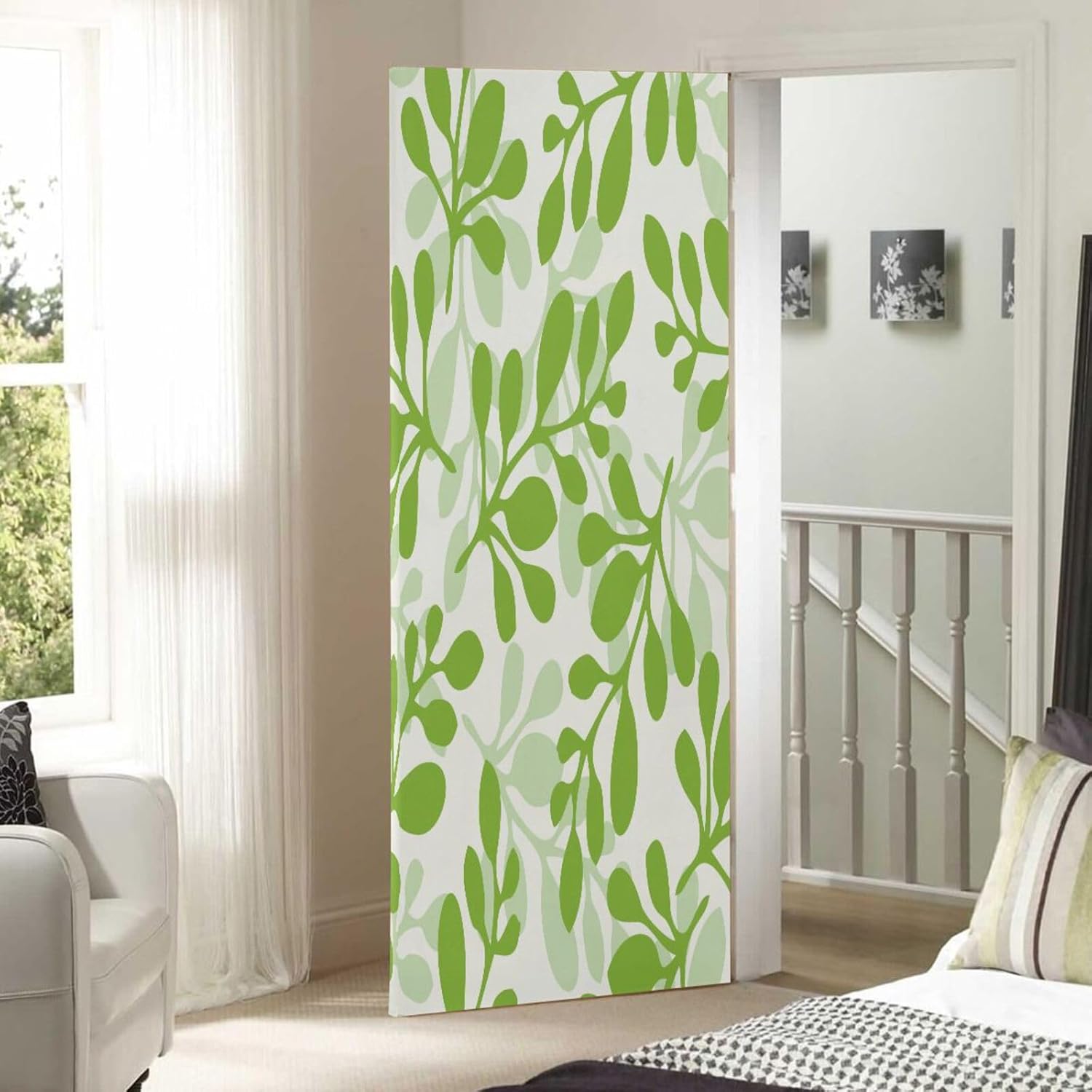 Susiyo Green Leaves Halloween Door Cover
