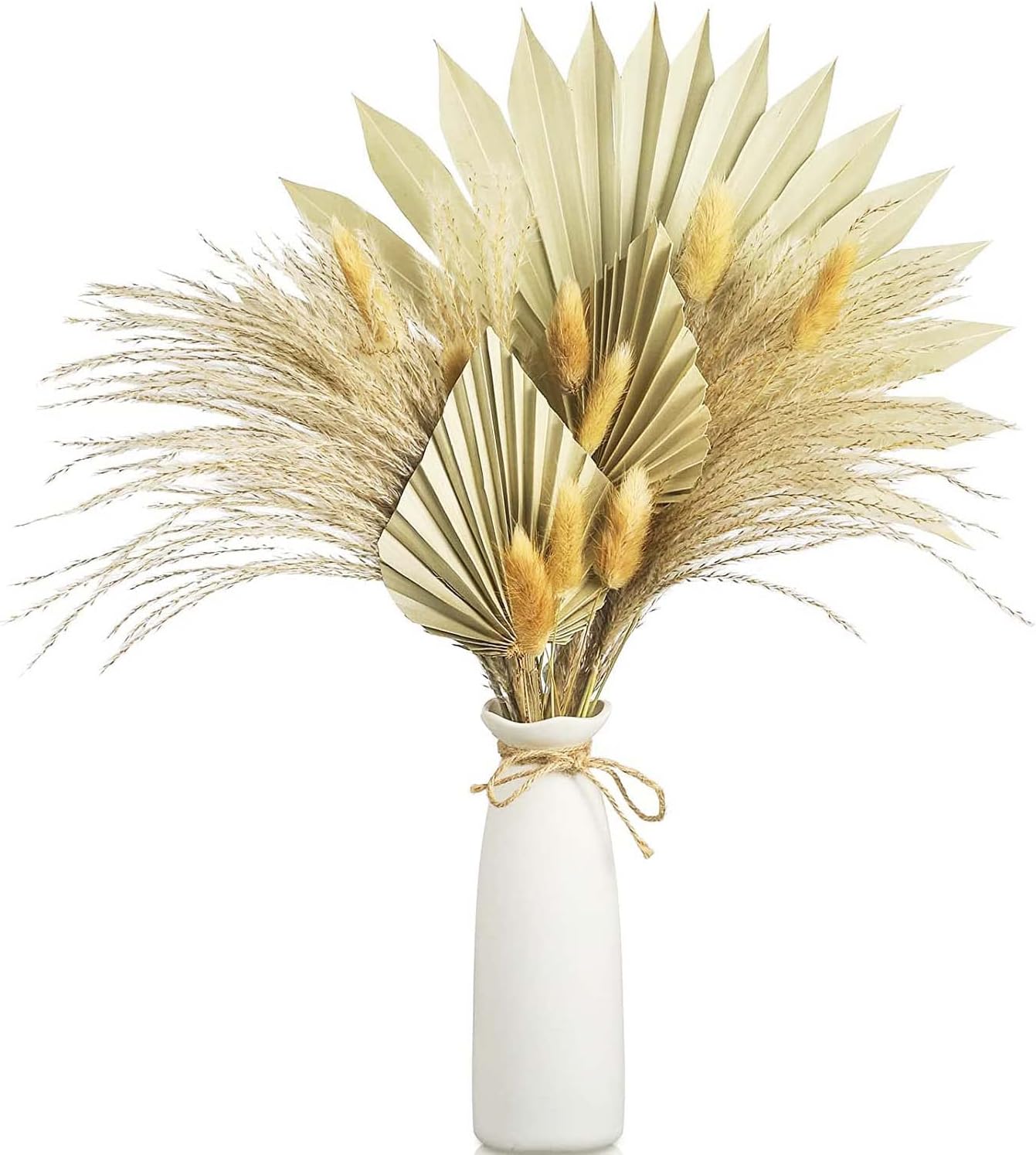 Boho Dried Palm Leaves 6 Pcs Natural Palm Plant Spears for Home Office Decor