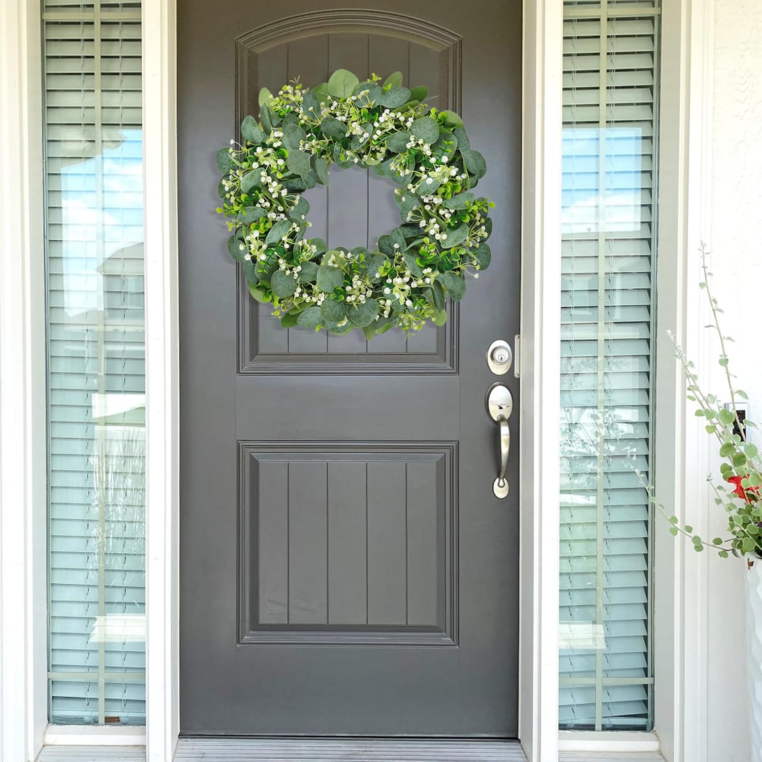 SOMYTING Eucalyptus Garland 2 Pack 59FT Artificial Decor