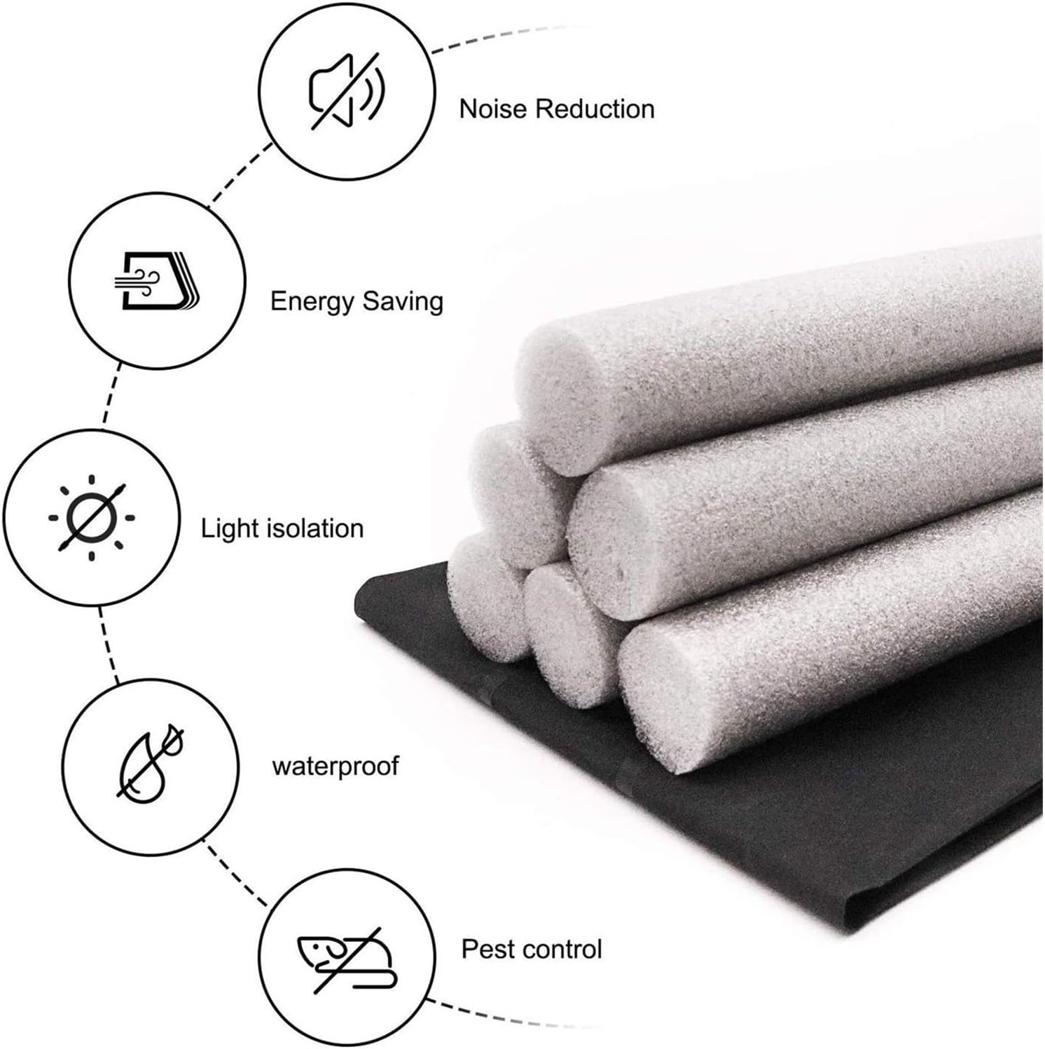 Generic Jinghong Flexible Door Bottom Sealing Strip