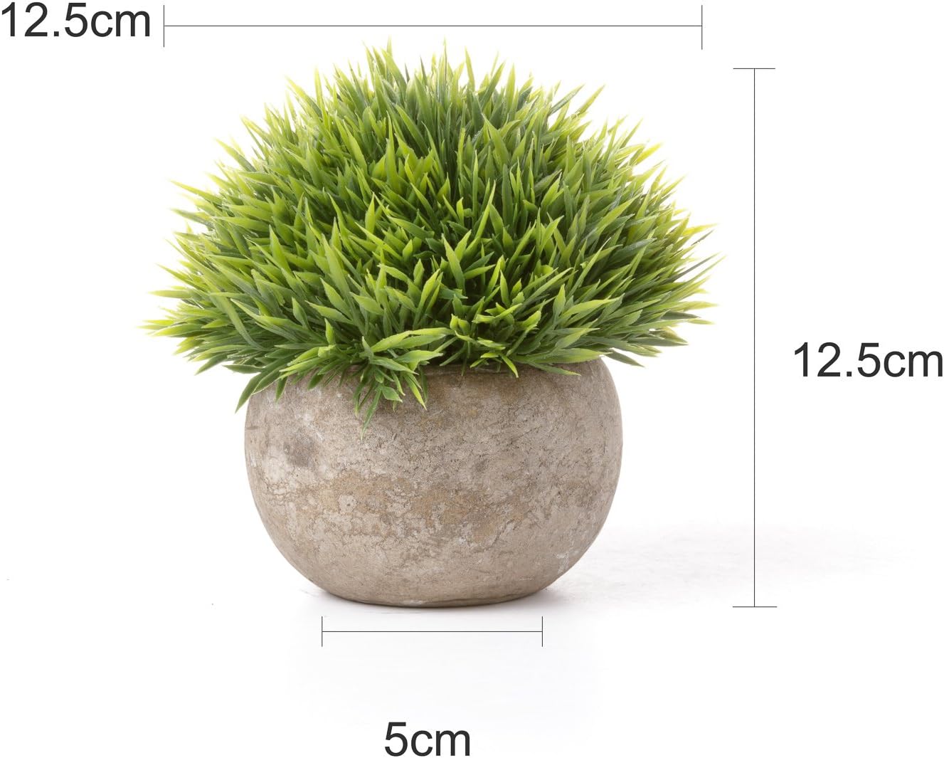 T4U Artificial Succulent Plants in Pots Set of 6