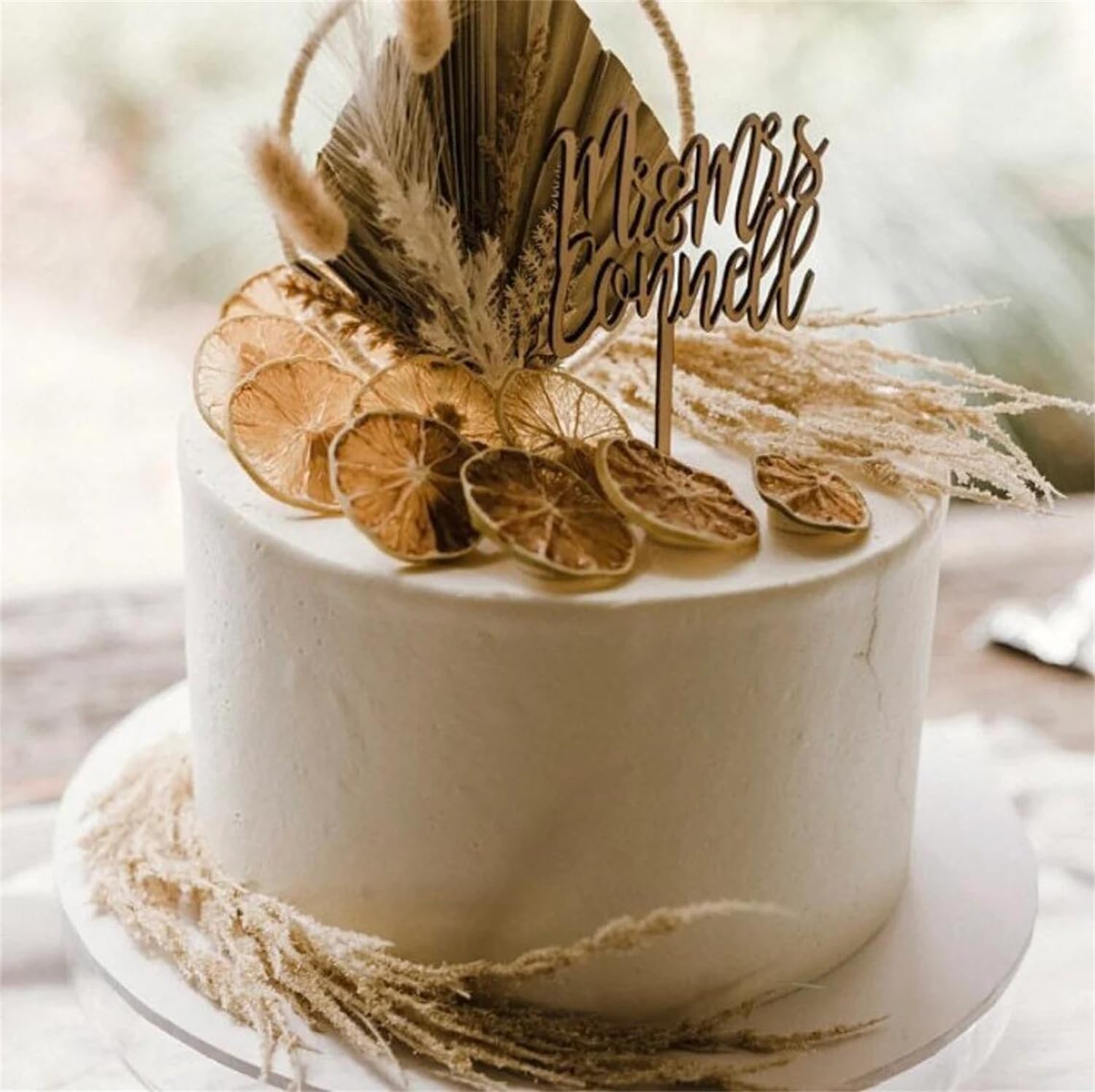 Comtelek Dried Palm Leaves 10pcs Boho Decor