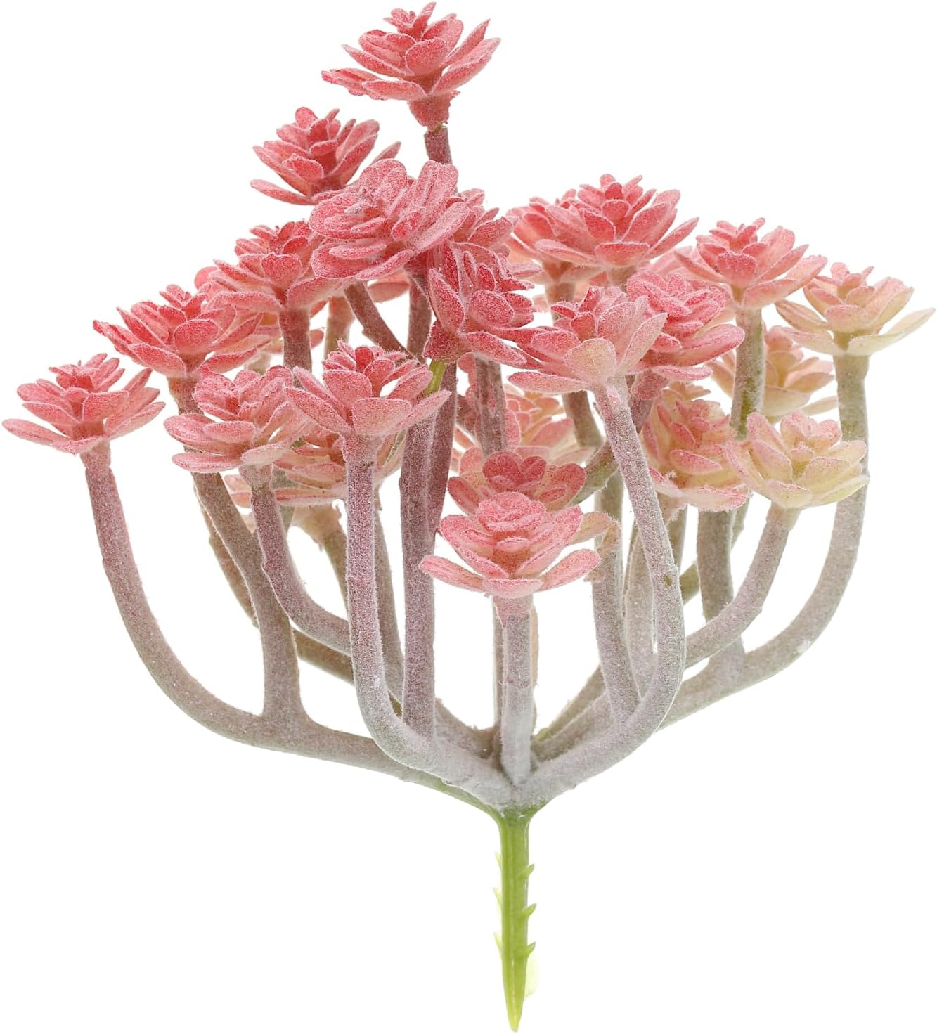PATIKIL Mini Artificial Red Succulent Plants