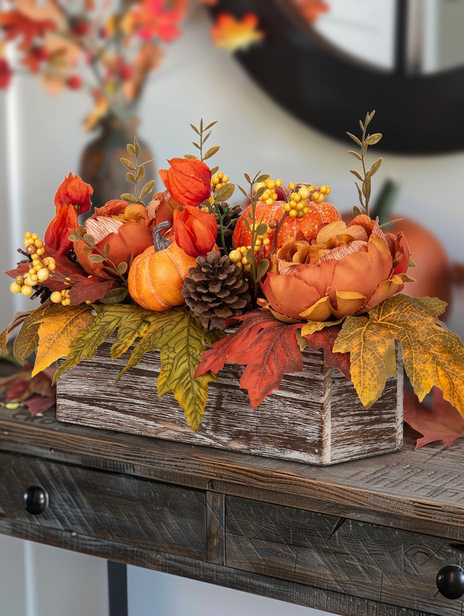 DILATATA Fall Decor Autumn Harvest Centerpiece