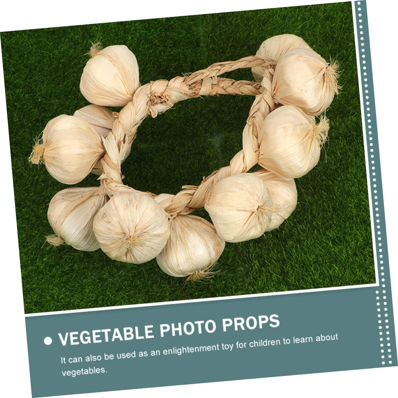 2pcs Artificial Garlic Strings for Home Decor and Halloween Parties