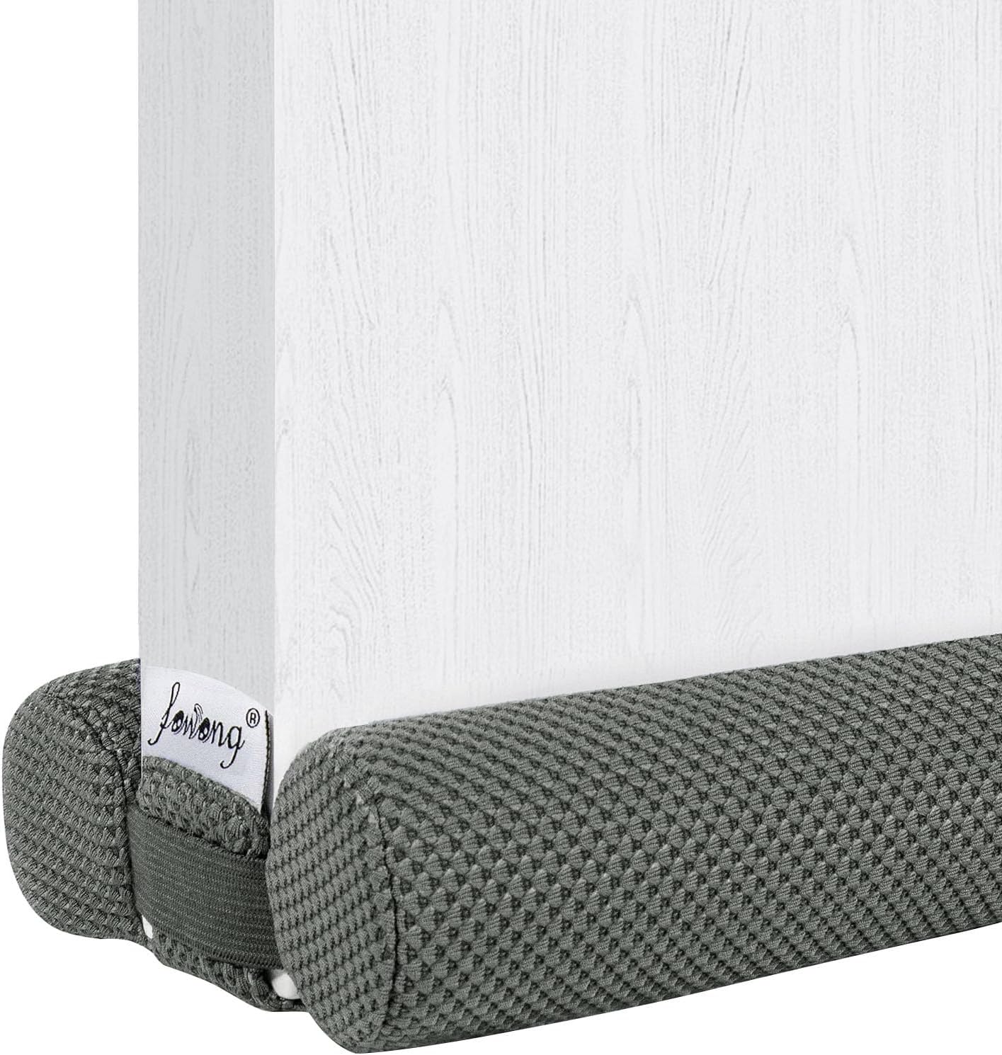Fowong 32 Inch Adjustable Draft Stopper with Hook Patch