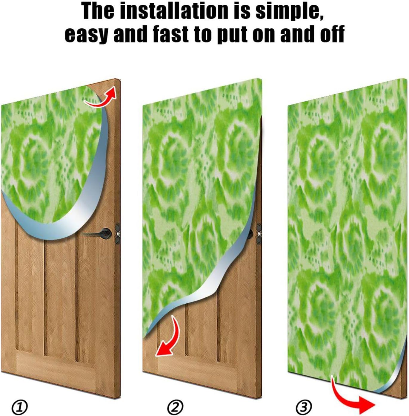 Susiyo Green Color Dye Halloween Door Cover