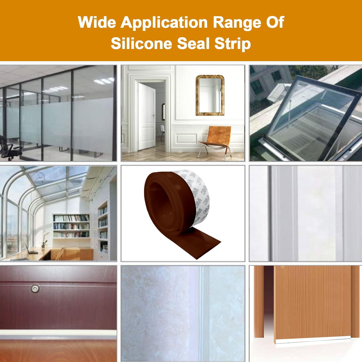 Pehoto Door Draft Stopper 39 Heat Resistant Seal