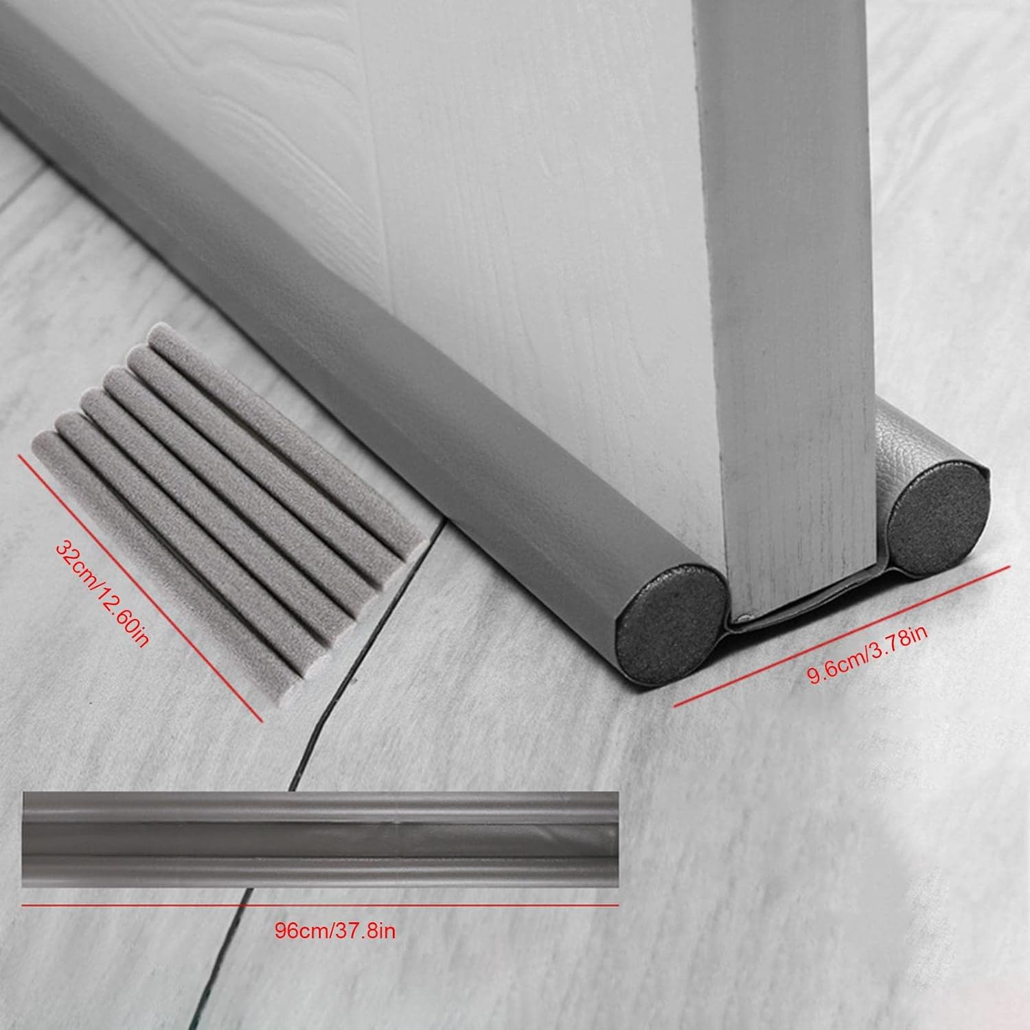 Energy Saving Door Draft Stopper with Noise Blocker