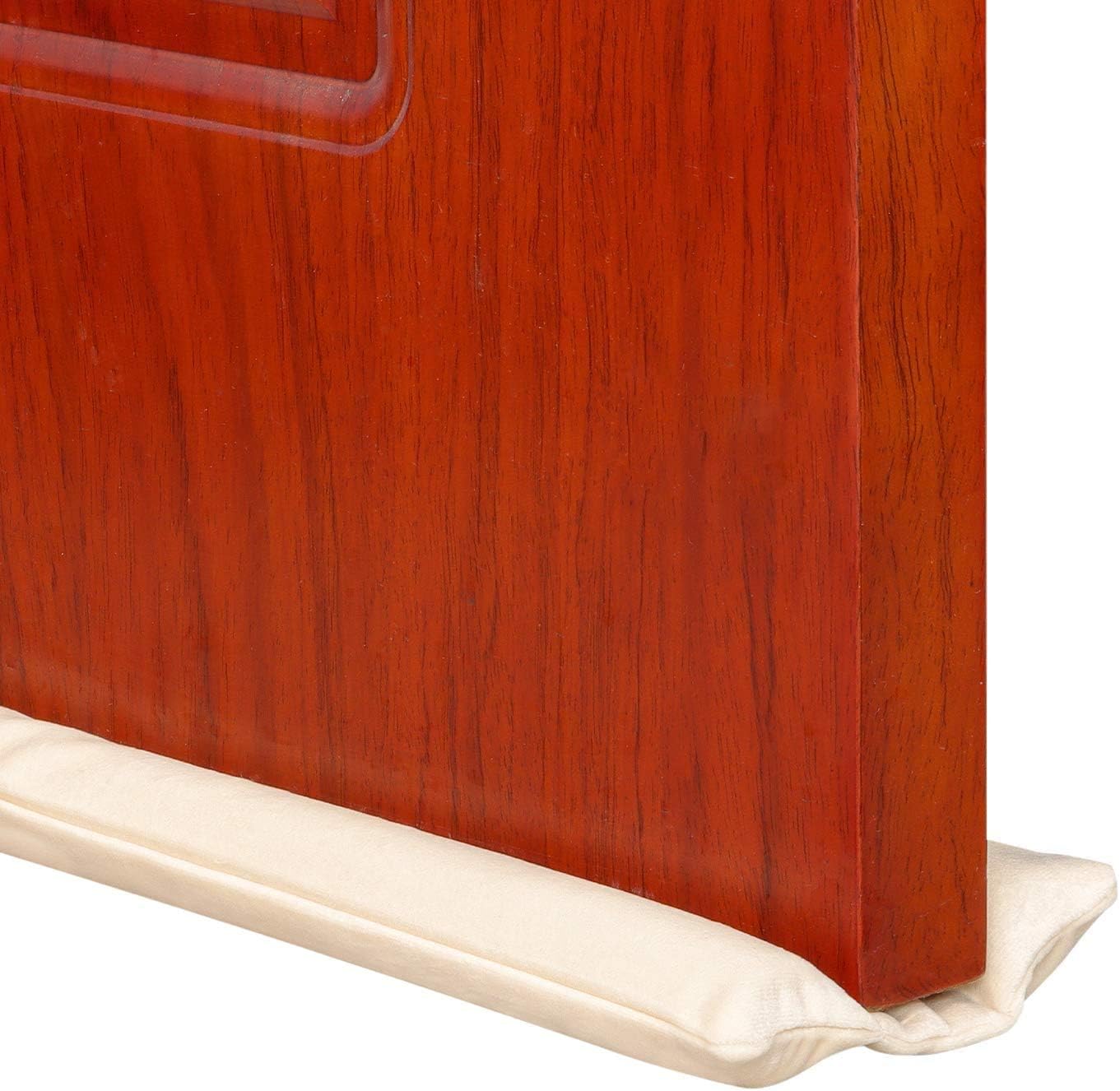 Emoly Under Door Draft Stopper Adjustable Double Noise Blocker