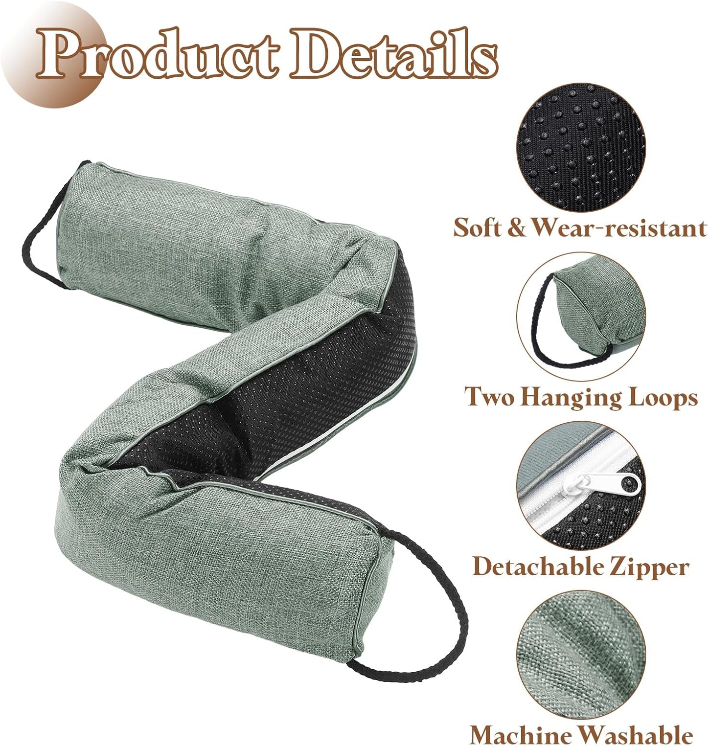 Uxcell Door Sweep 32 x 3 Windproof Draft Stopper