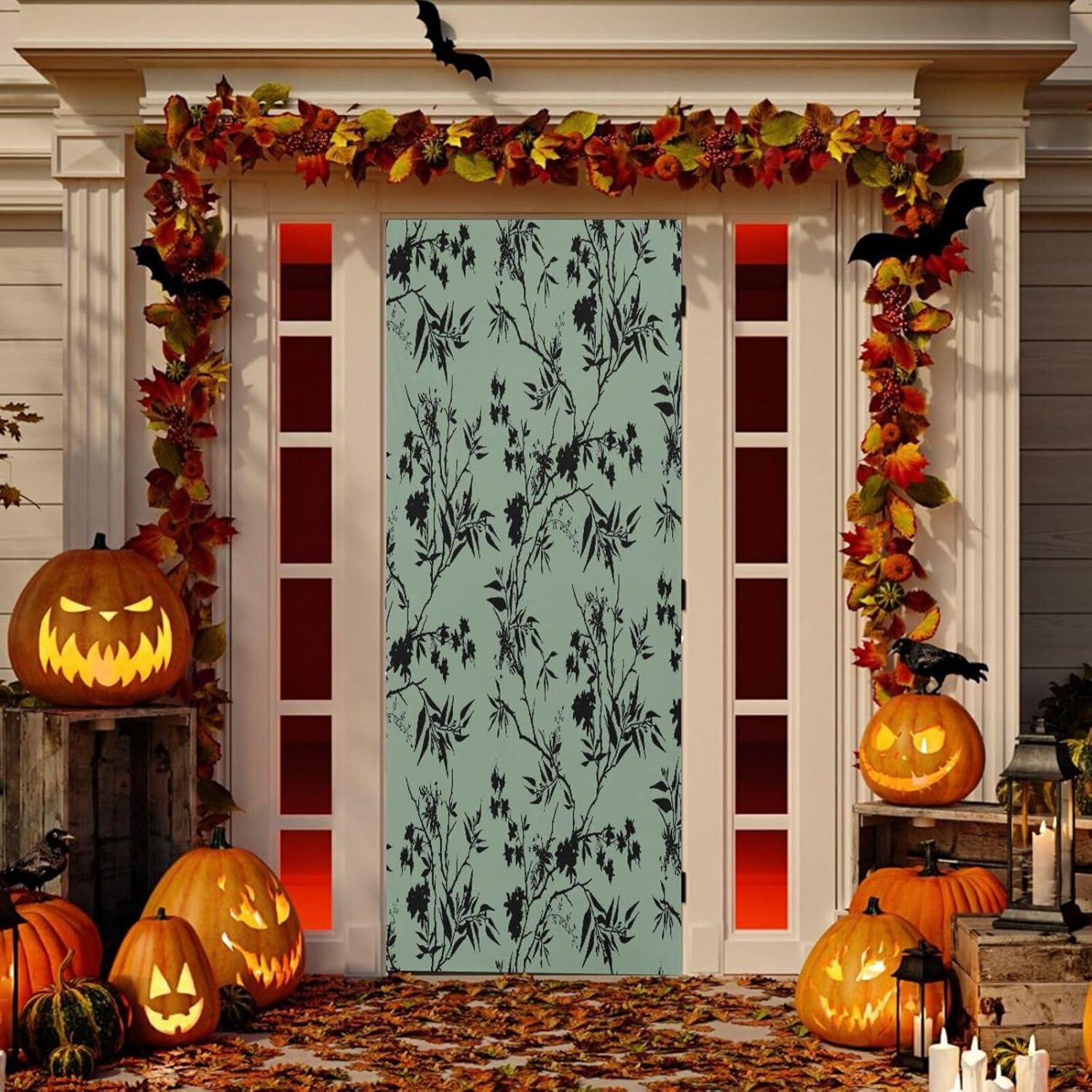 Susiyo Shadow of The Trees Halloween Door Decoration 32x79 In