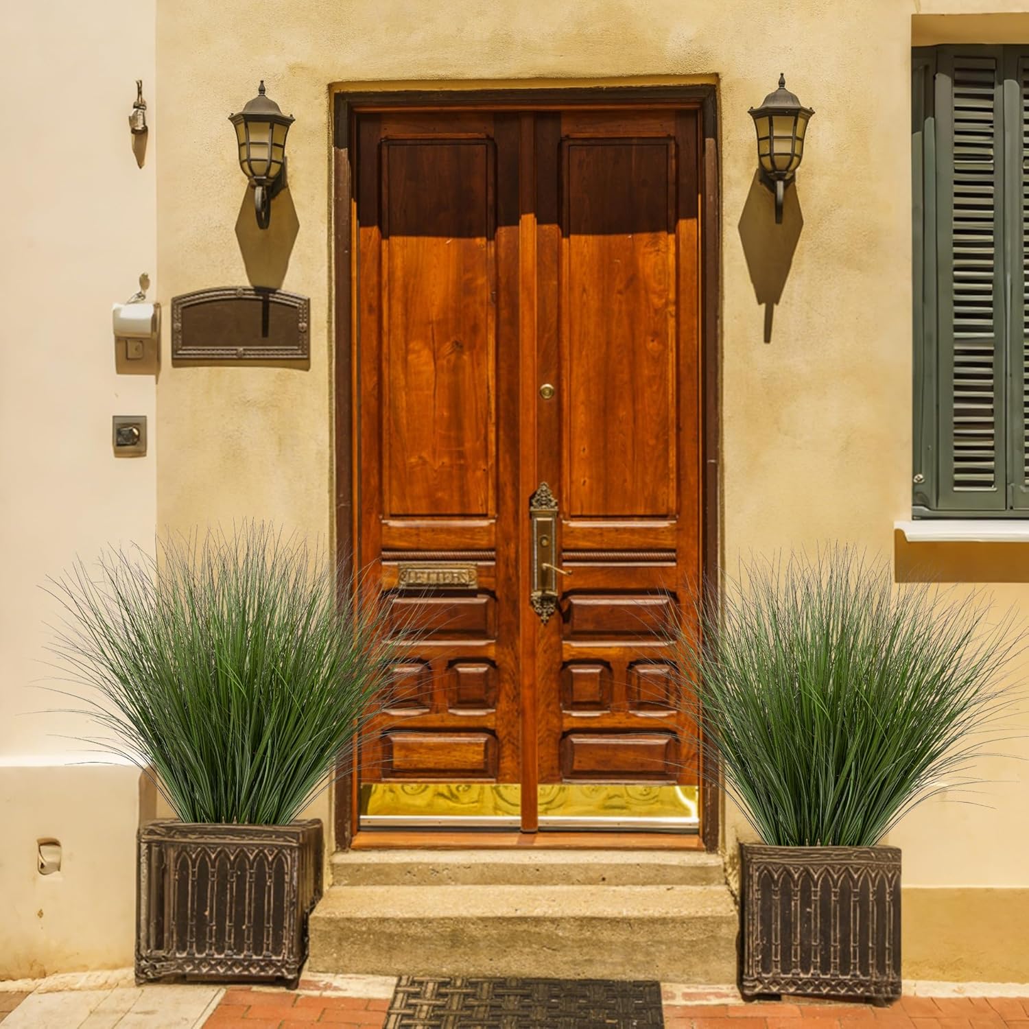 24PCS Artificial Wheat Grass for Indoor Outdoor Decor