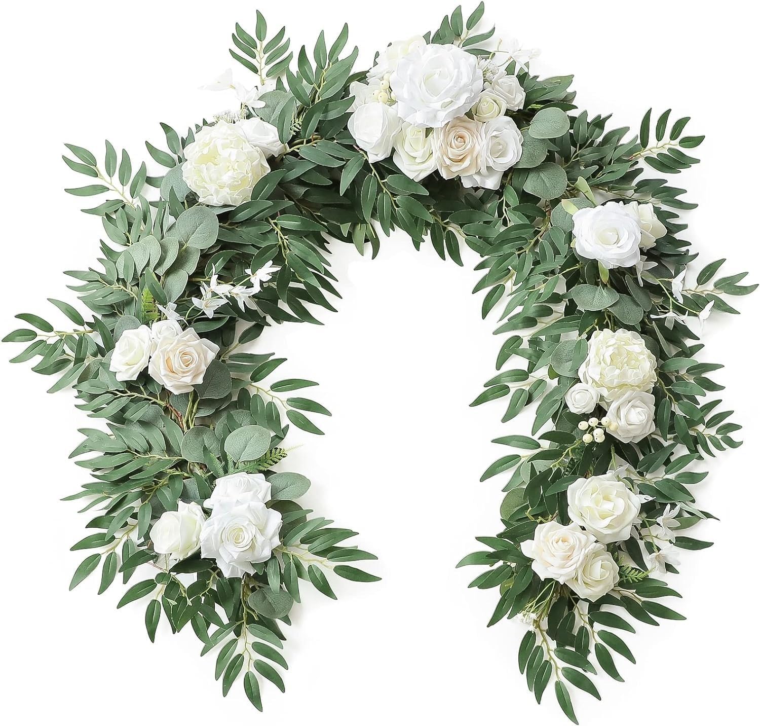 Exotic Dried Flower Bouquet Eucalyptus Garland with Floral Greenery
