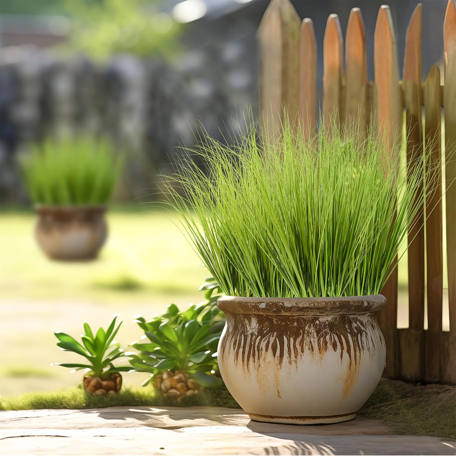 30PCS Artificial Plants for Outdoor and Indoor Decor