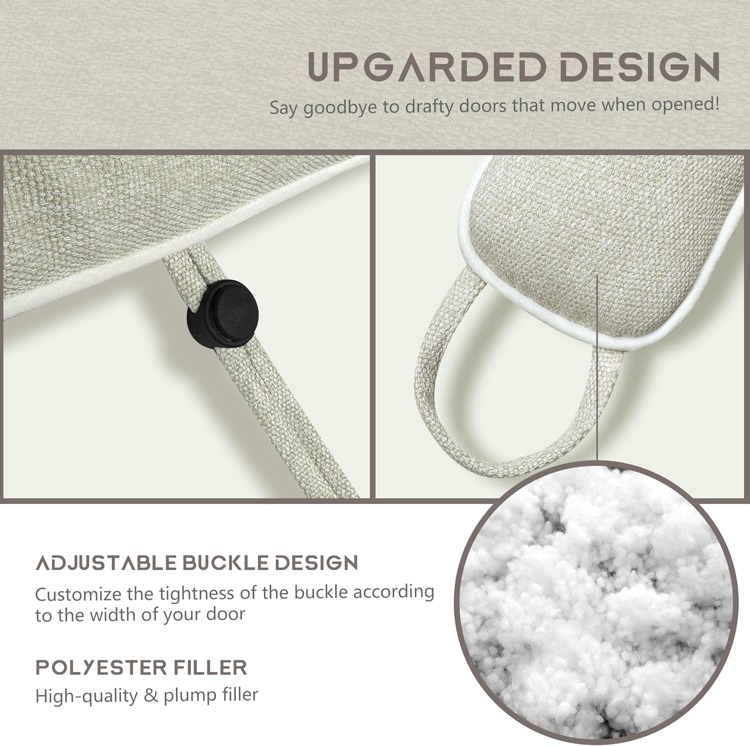 Under Door Draft Stopper 36 Inches for Winter and Summer