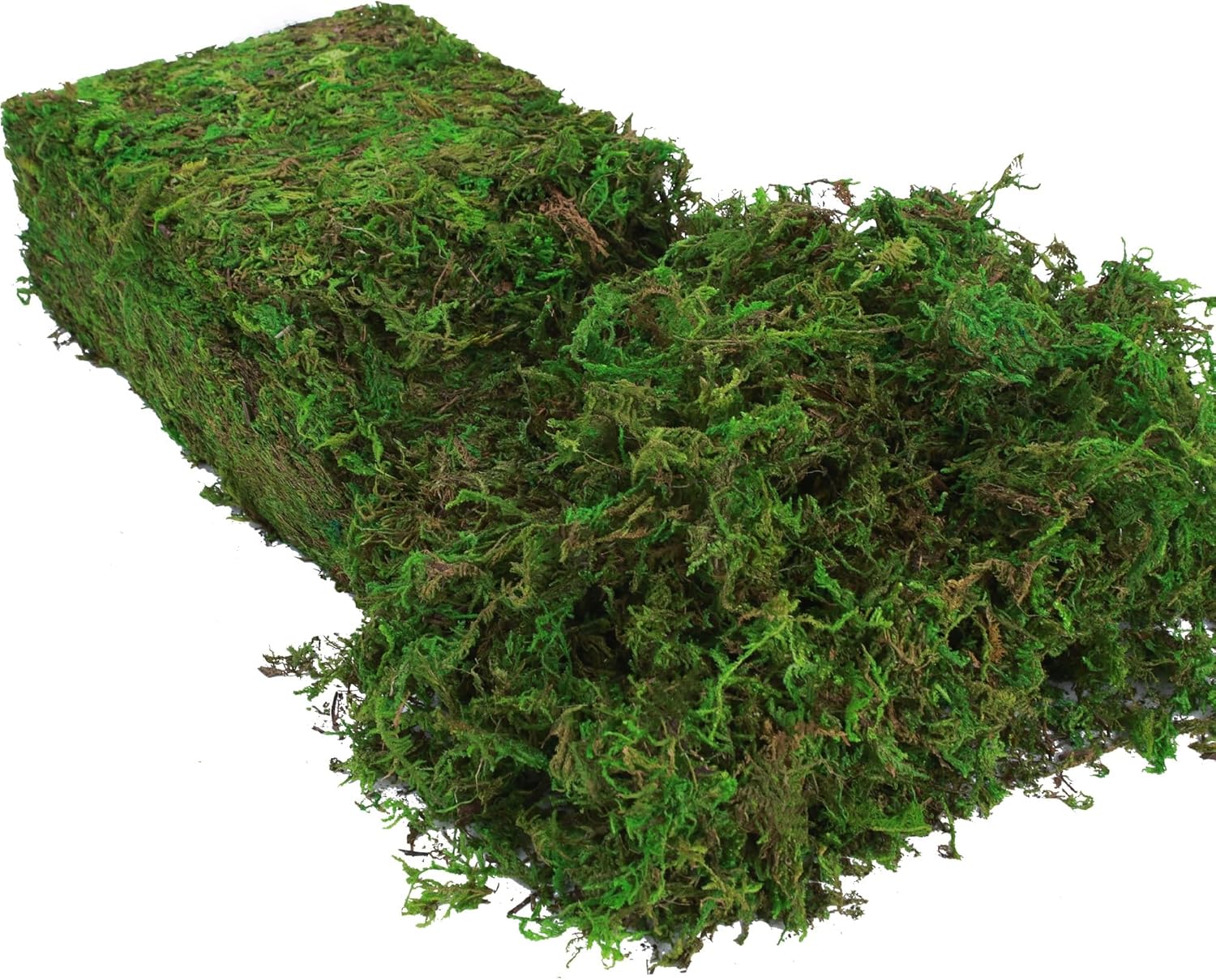 BYHER Artificial Moss for Indoor Plants 16OZ Green Faux Moss