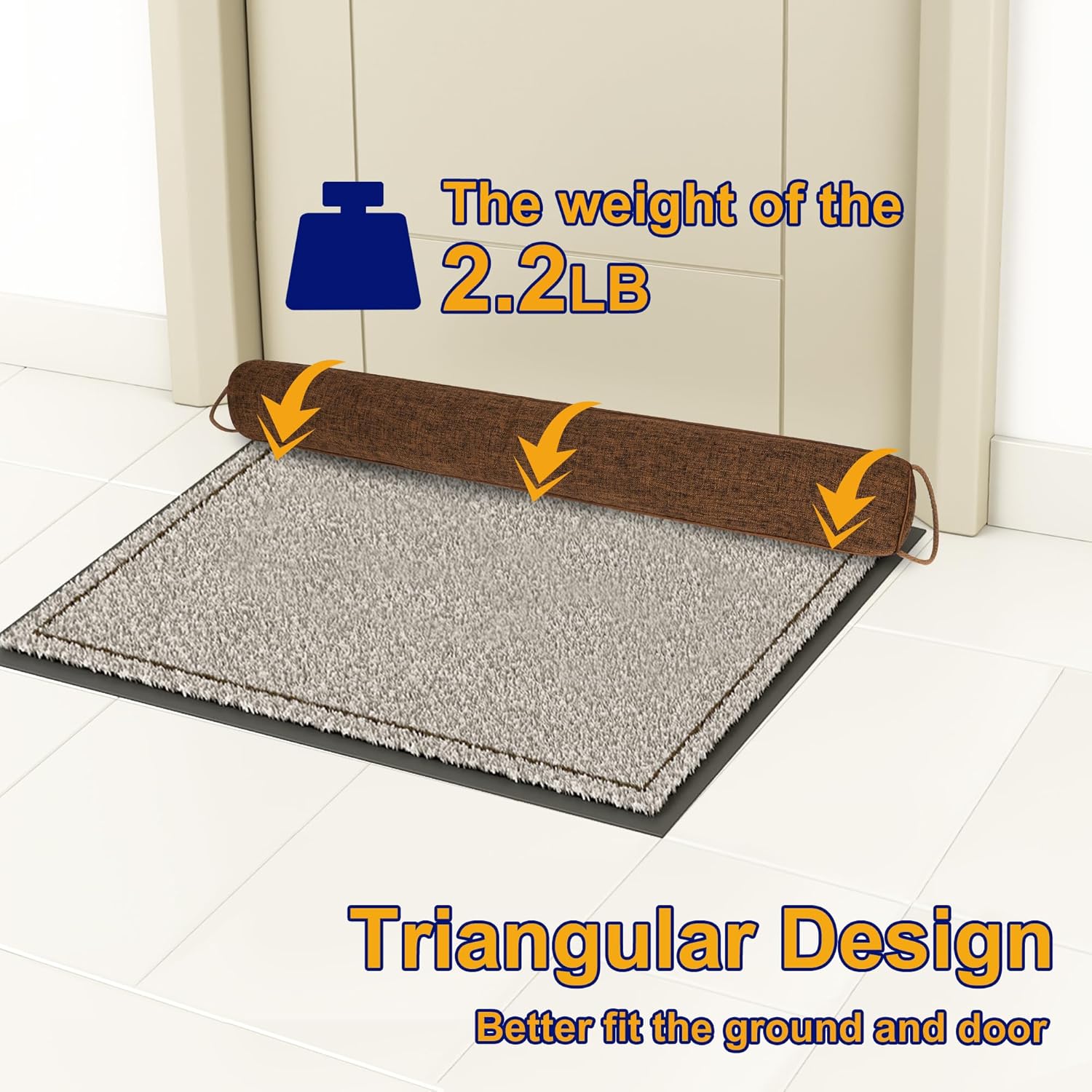 NABOWAN 32 Inch Weighted Draft Stopper