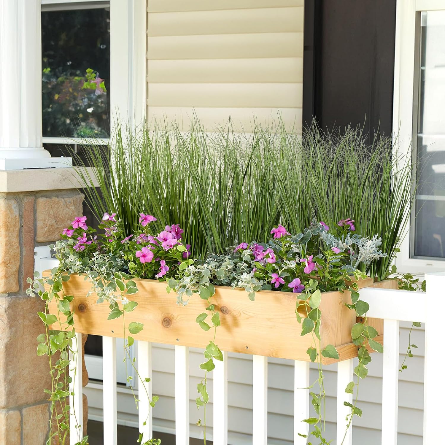 30PCS Artificial Plants for Outdoor and Indoor Decor