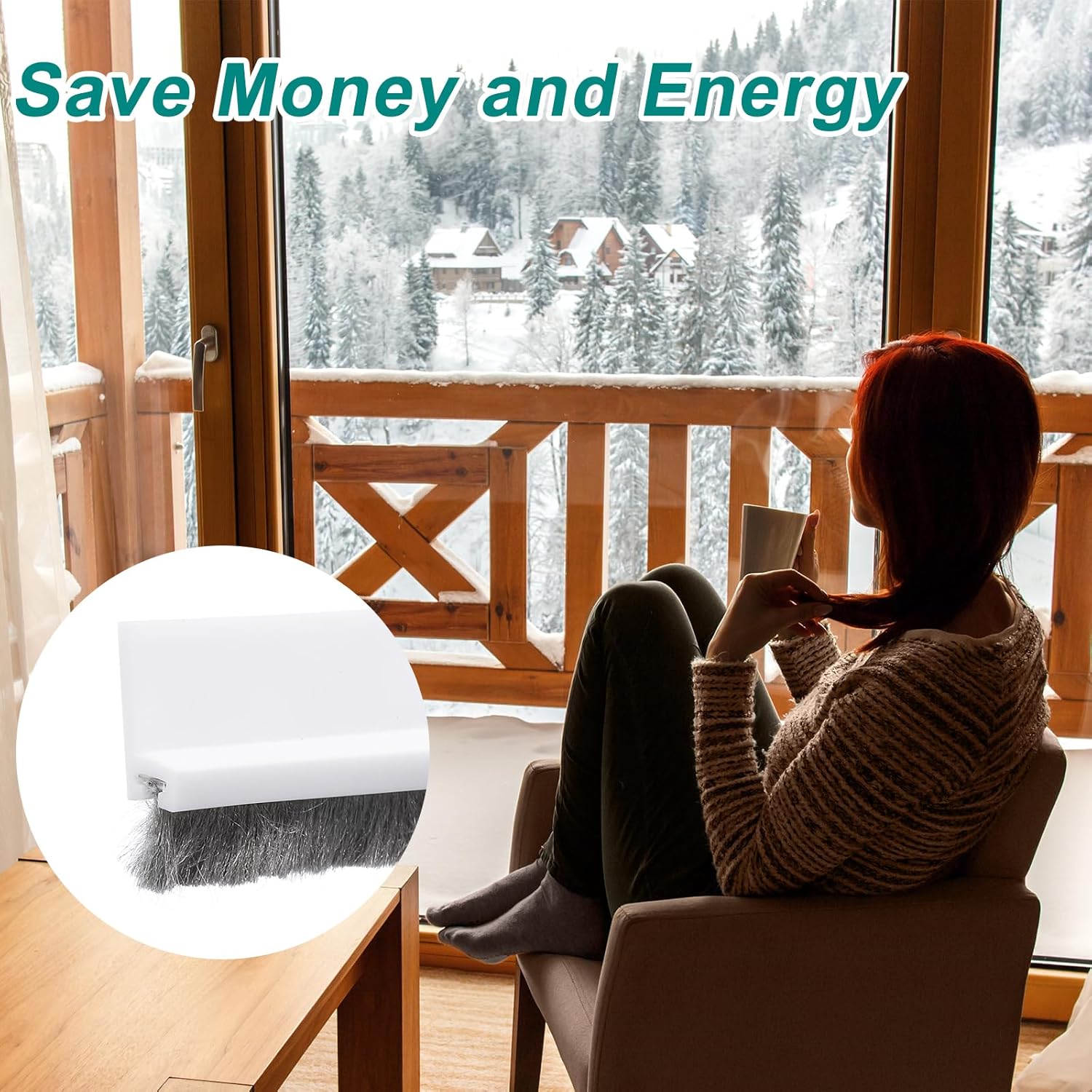 Uxcell Door Sweep 12 x 40 White 1 Pcs