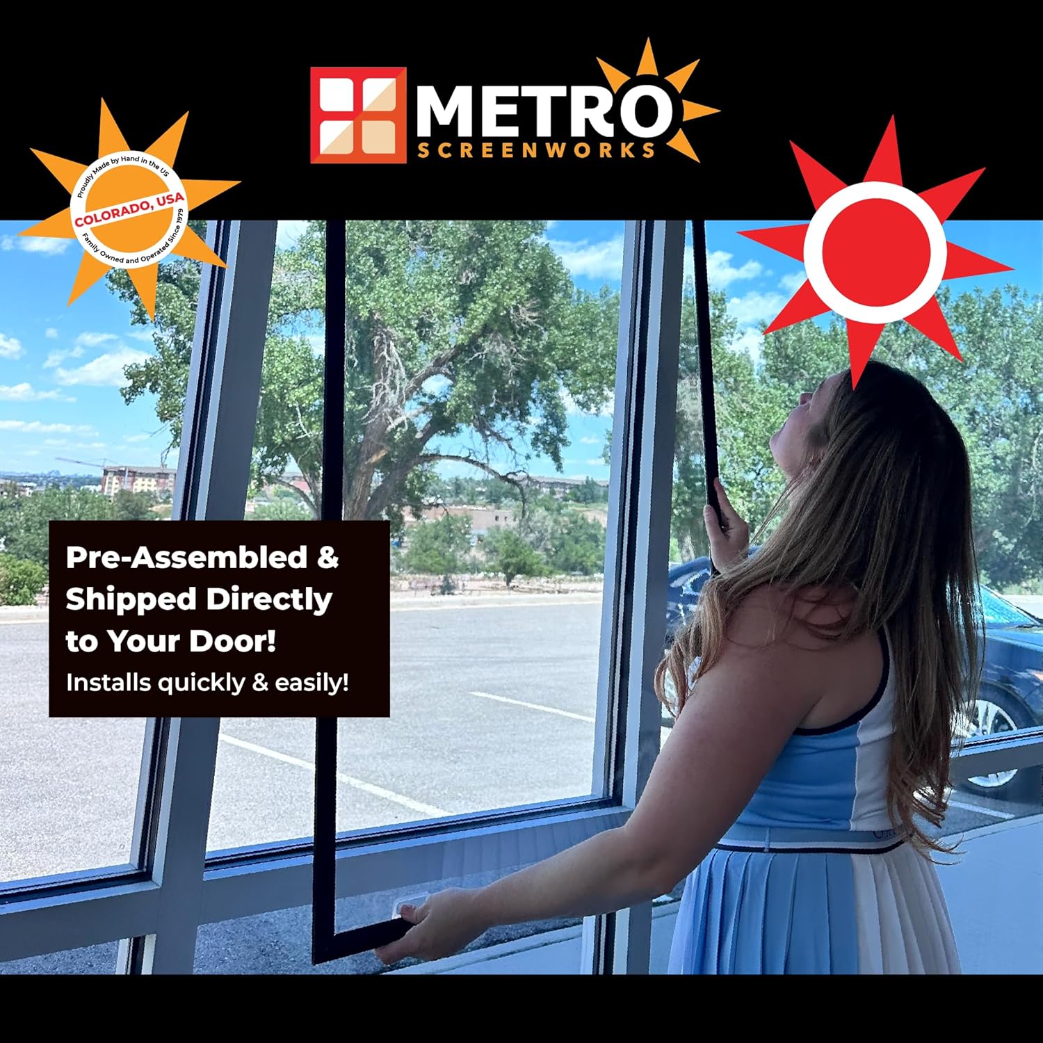 Metro Screenworks Custom Vinyl Draft Blocker for Windows