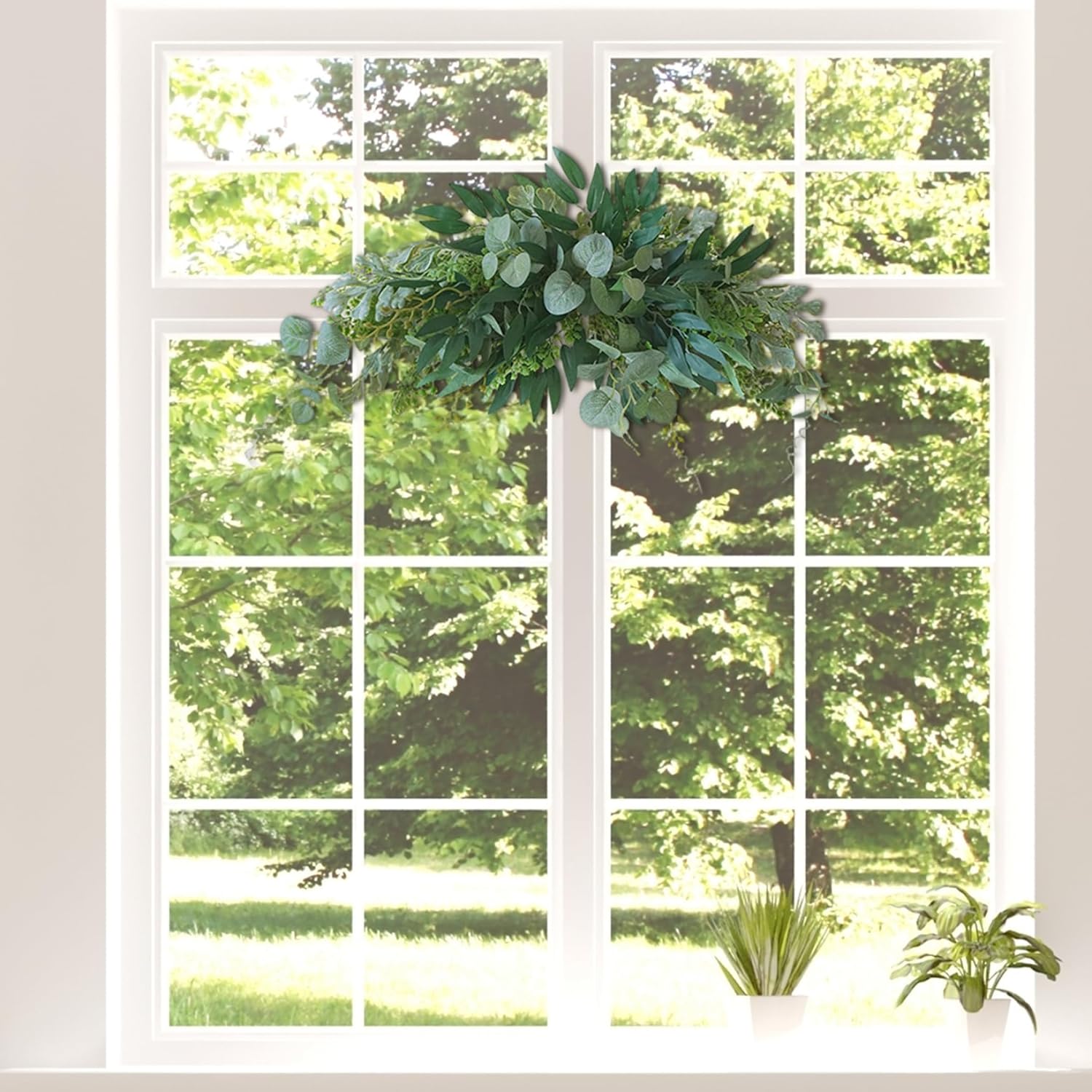 Floral Swag 276x118 Inch Artificial Eucalyptus for Wedding Arch