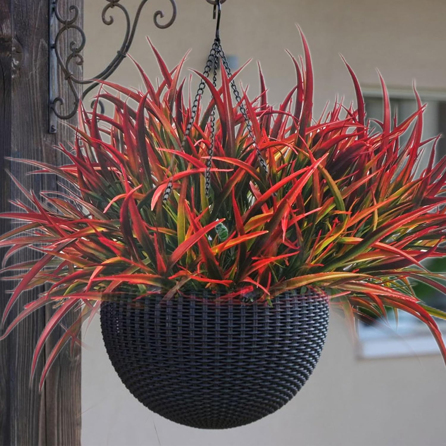 12 Bundles Artificial Fall Plants for Outdoor Decor