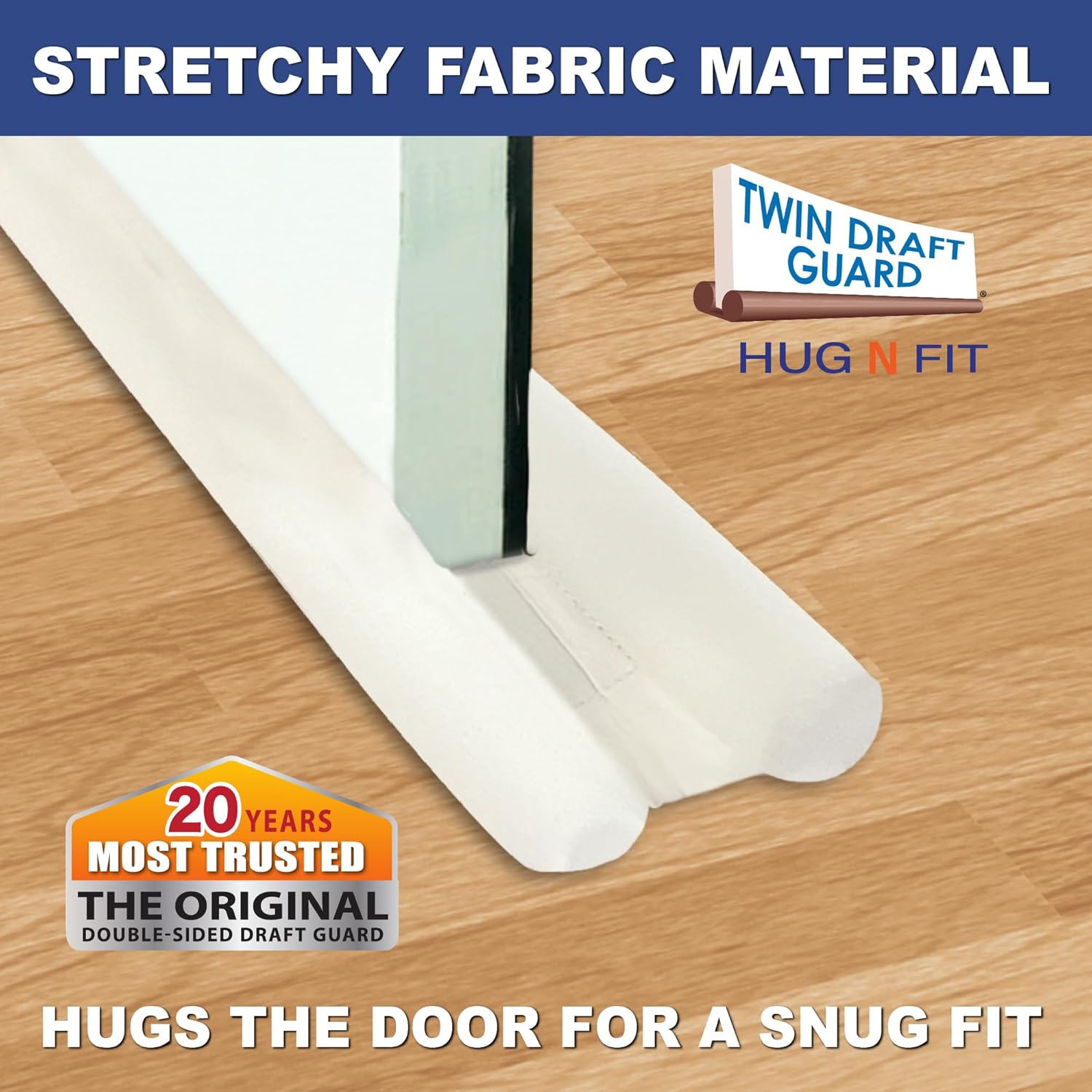 Twin Draft Guard Hug N Fit Dual Draft Stopper