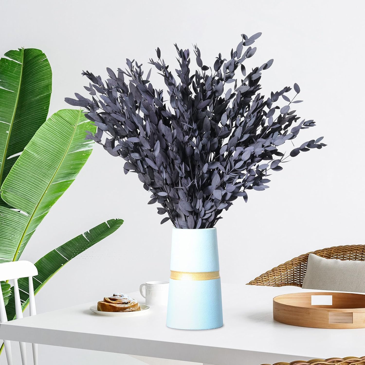 Skalago Dried Eucalyptus Leaves Garlands for Home Decor