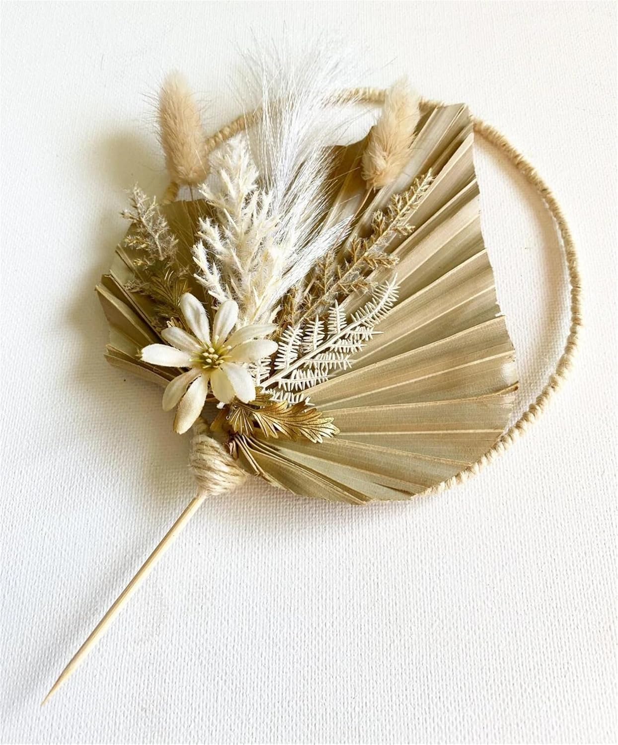 Comtelek Dried Palm Leaves 10pcs Boho Decor