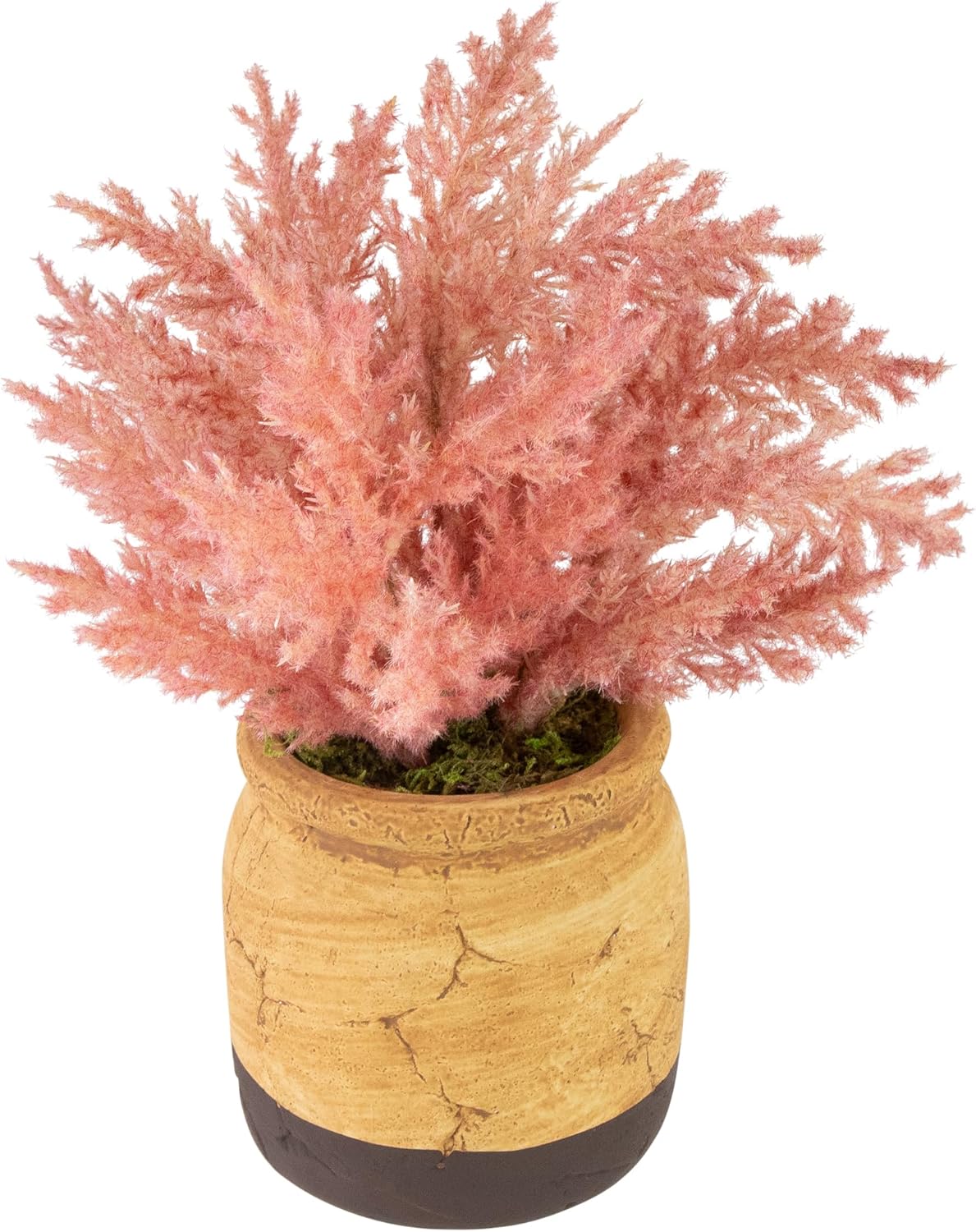 Northlight Artificial Astilbe Plant in Ceramic Pot - 12 Inch Pink