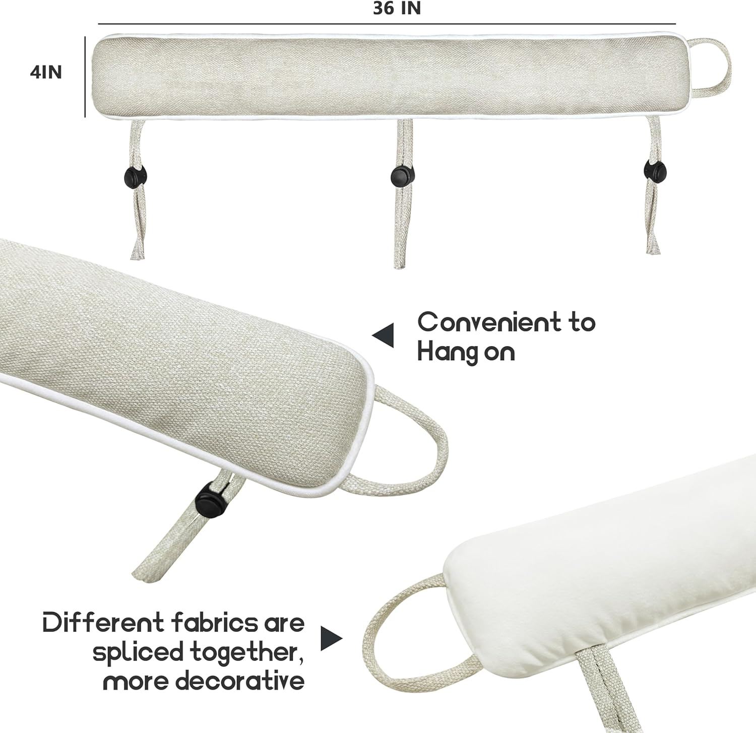 Under Door Draft Stopper 36 Inches for Winter and Summer