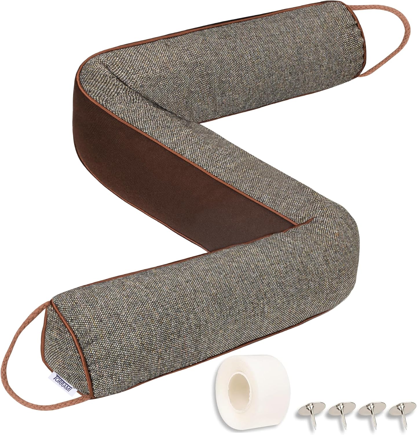 TORRAMI Under Door Draft Stoppers 36 Inch Heavy Duty Brown