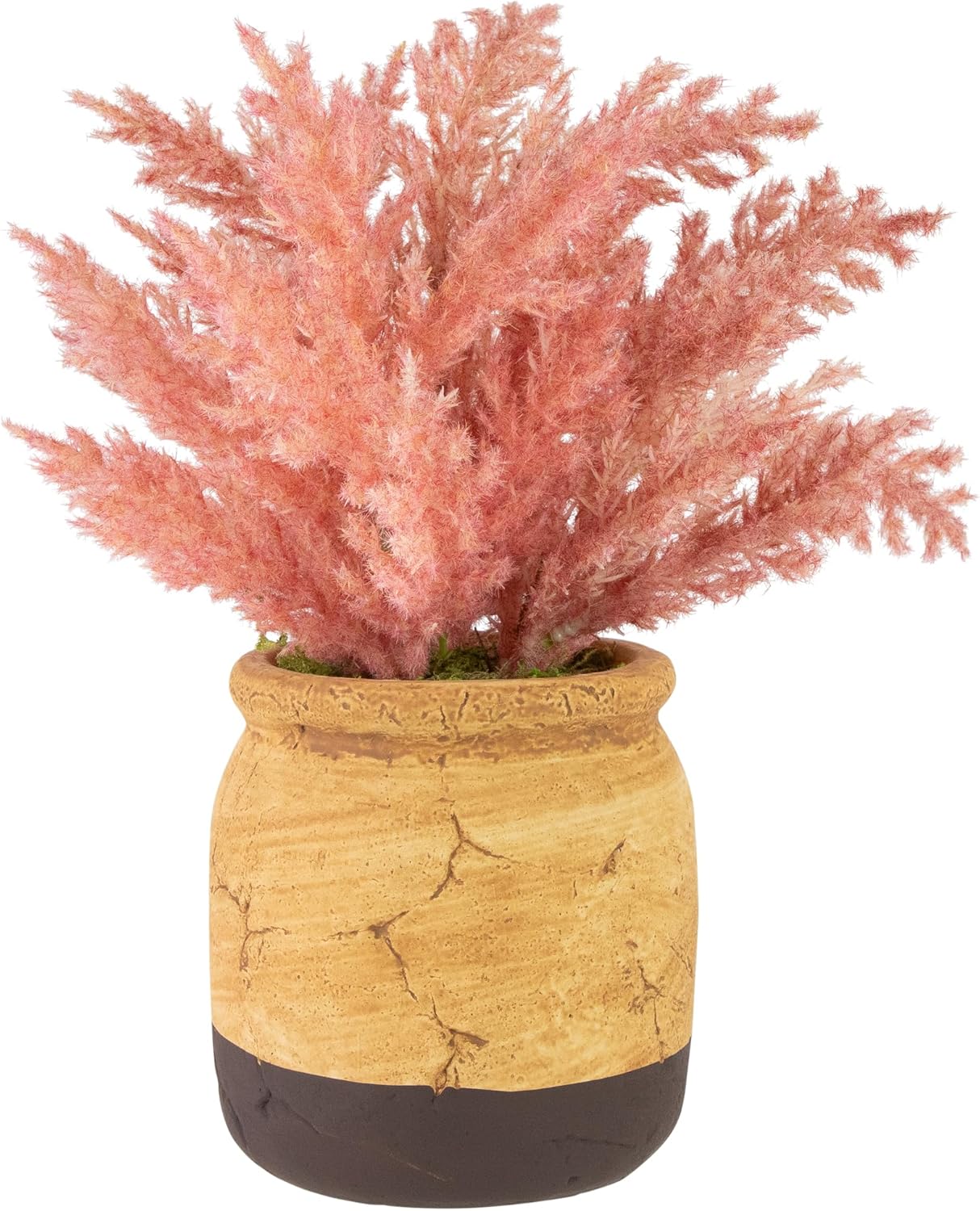 Northlight Artificial Astilbe Plant in Ceramic Pot - 12 Inch Pink