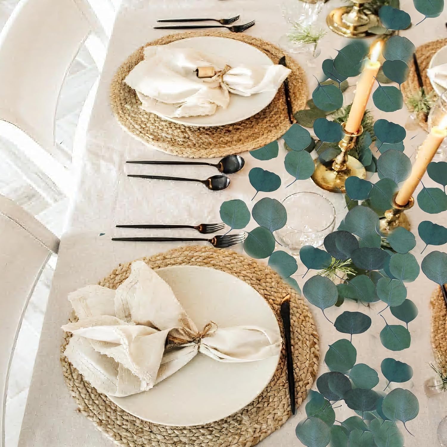 200 Pcs Real Dried Eucalyptus Leaves Natural Decor for Wedding and Party