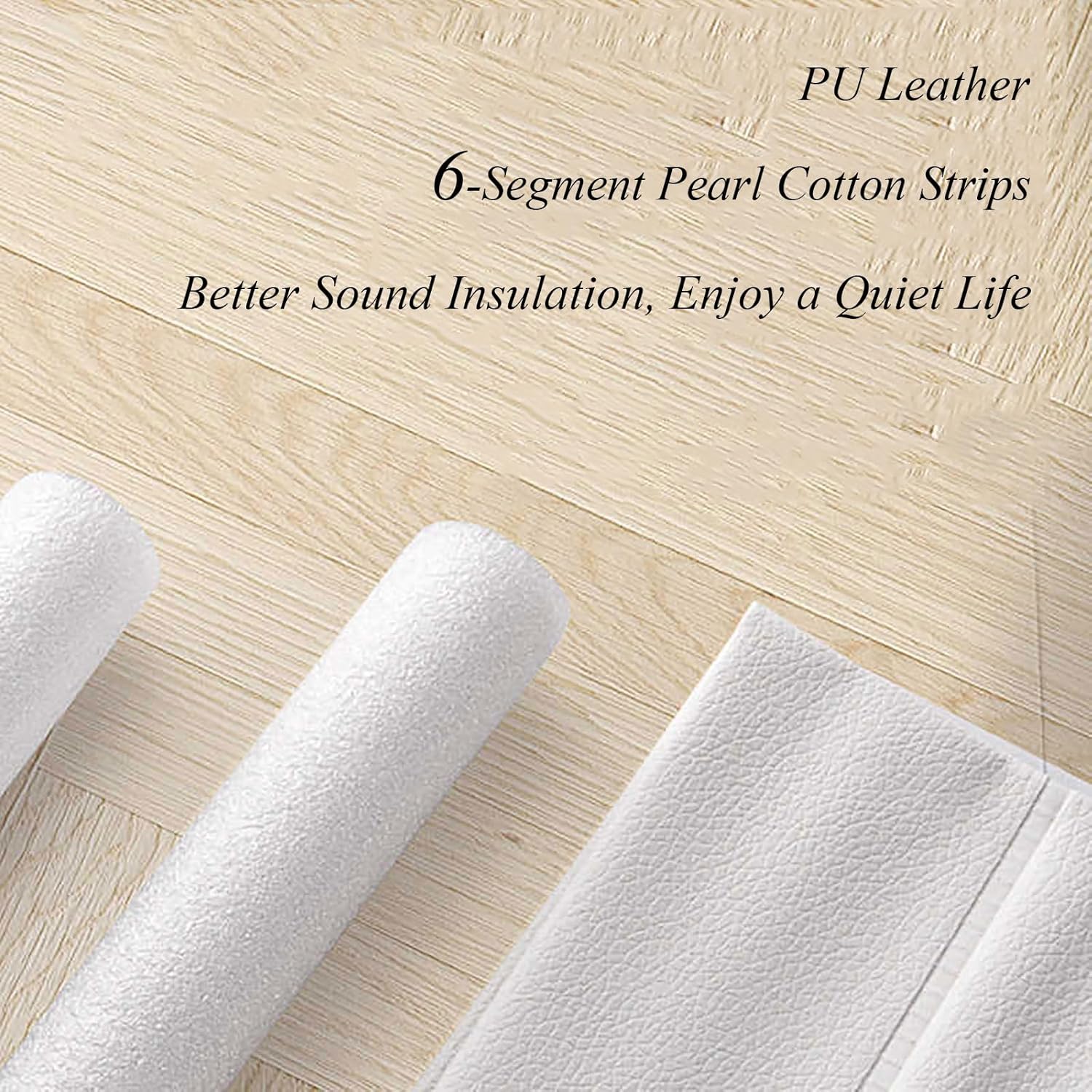 COYOUCO 1 Pcs Door Draft Stopper 95Cm White