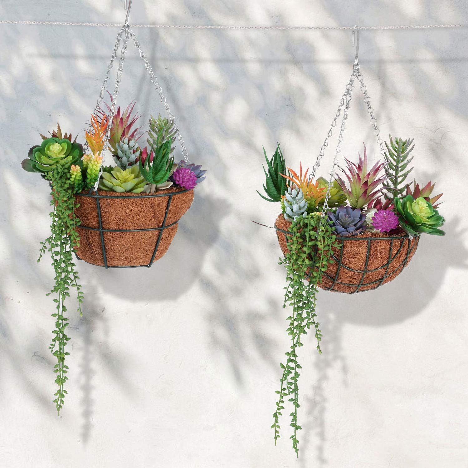 Meneco Faux Succulents Artificial Plants 16 Pack Unpotted 1