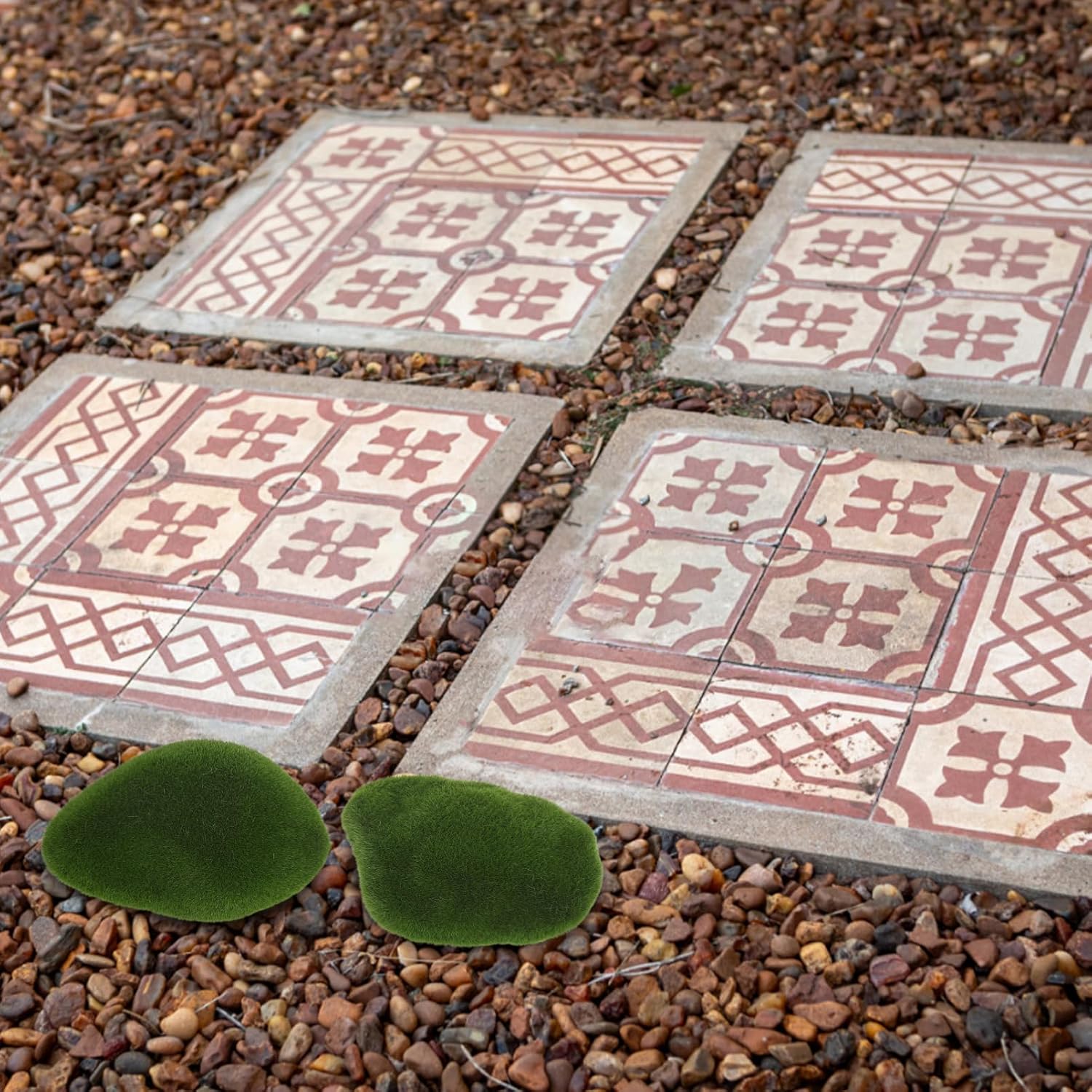 6pcs Decorative Fake Moss Balls for Home Garden Decor