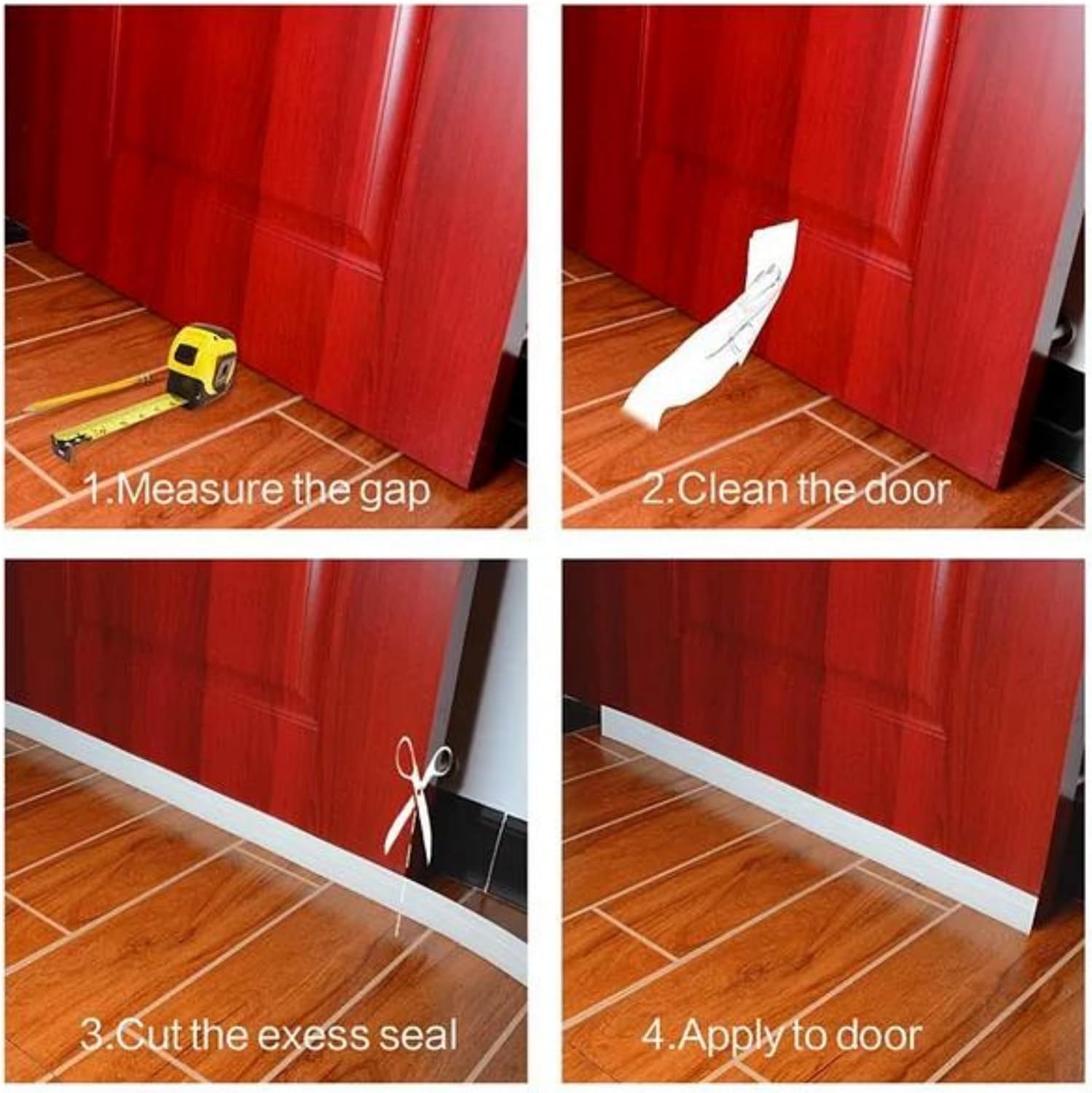 Generic Door Draft Stopper for Energy Efficiency and Noise Reduction