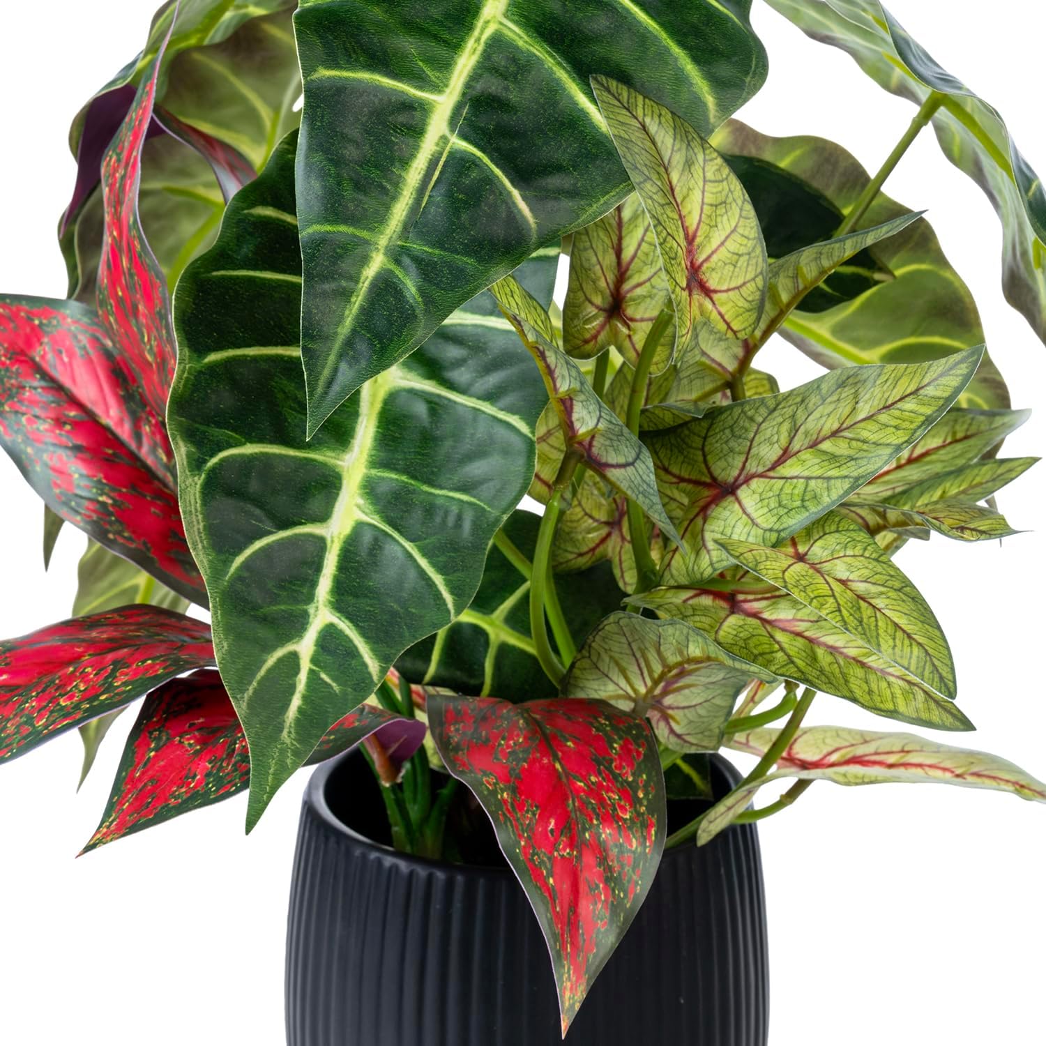 MyGift 14 Inch Artificial Plants Tabletop Display