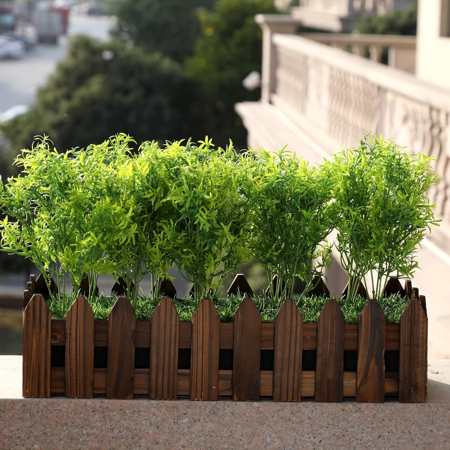 Grand Verde Asparagus Artificial Plants Set of 10