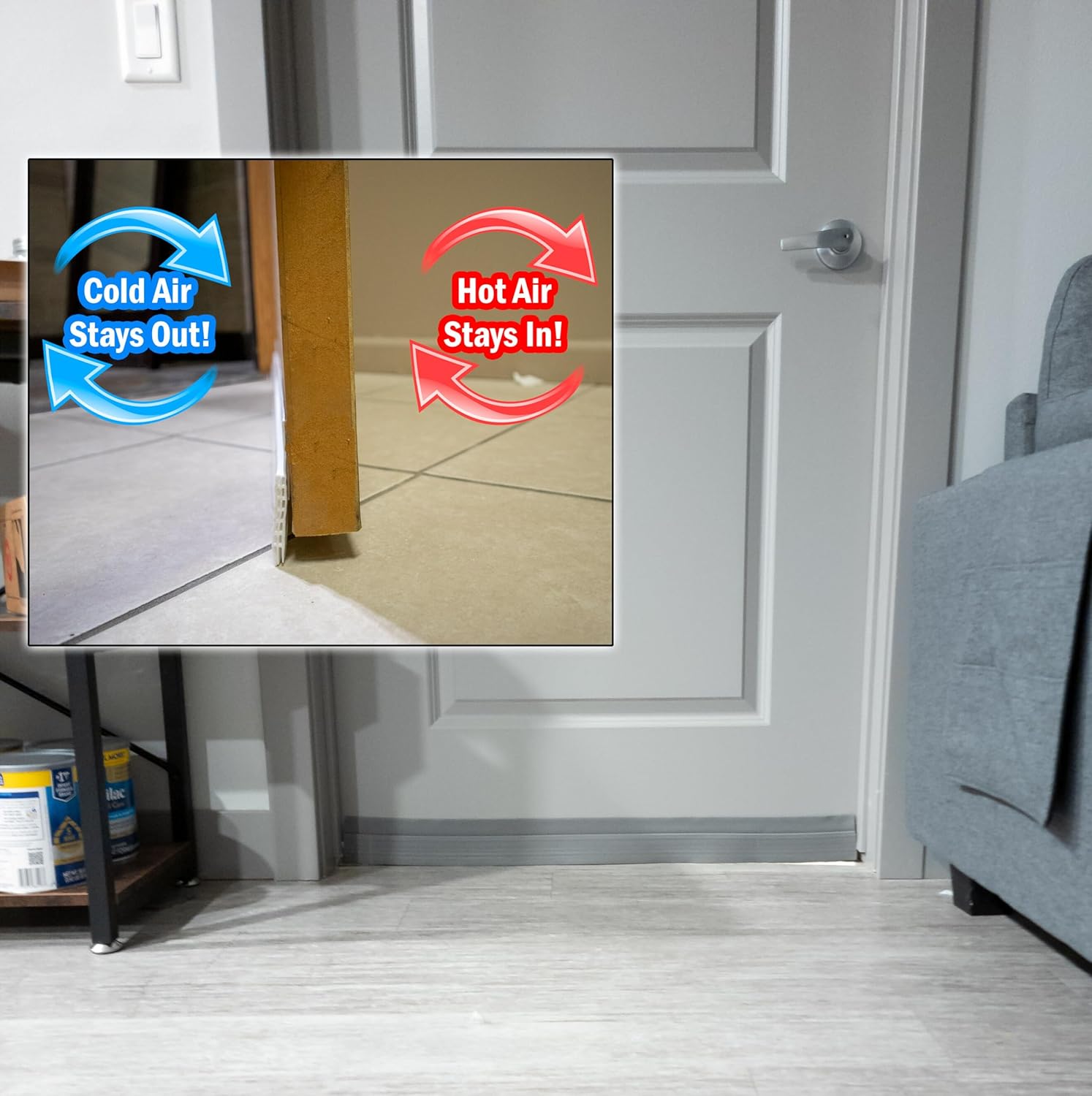 Door Draft Stopper Under Door Insulator Seal