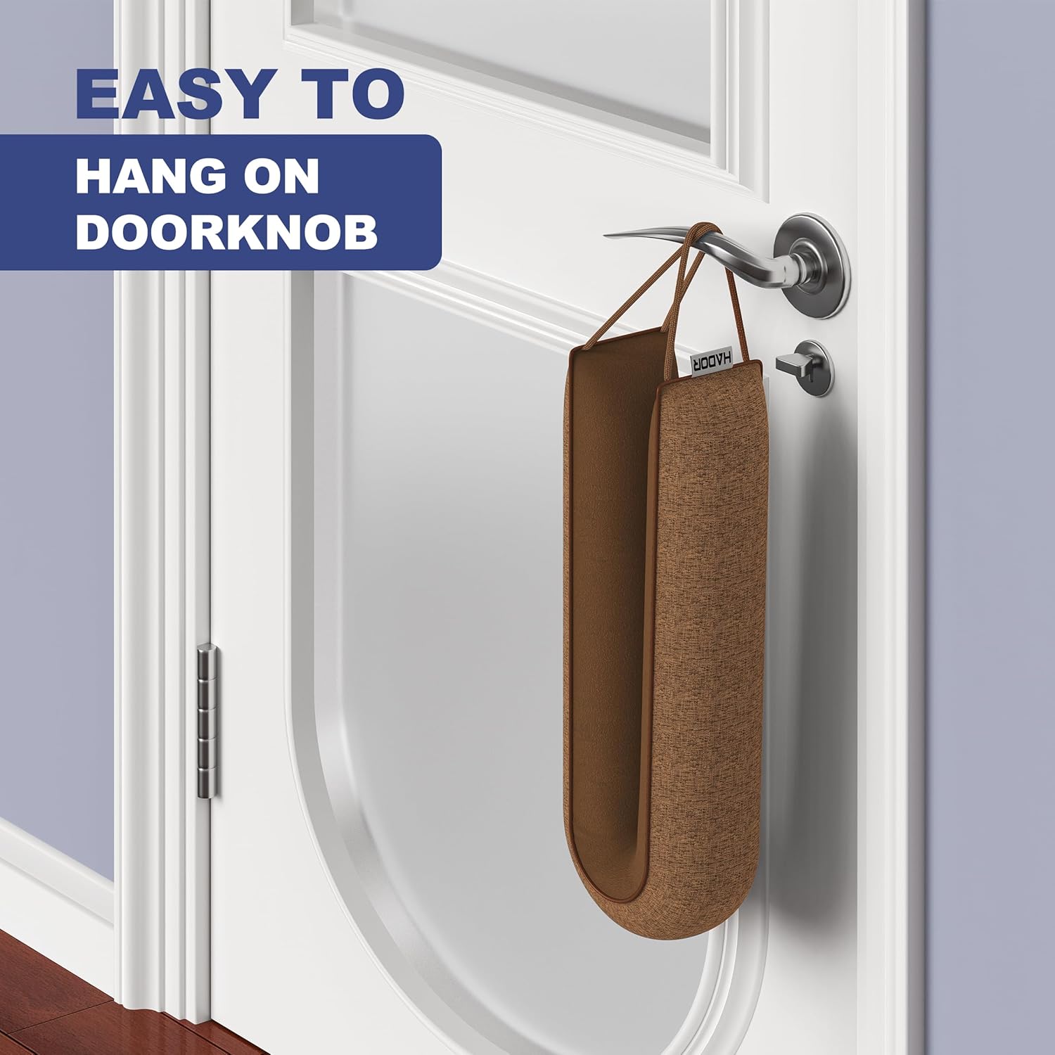 HADOR Door Draft Stopper 36 Inch Brown