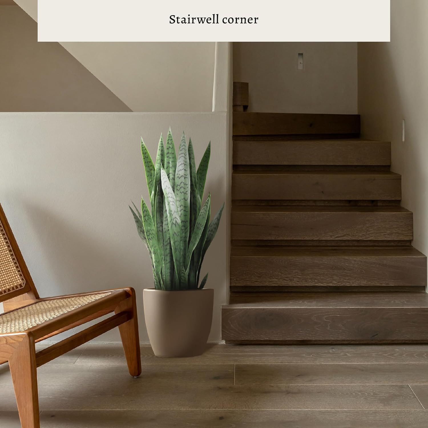 KOL 3FT Artificial Snake Plant Fake Sansevieria