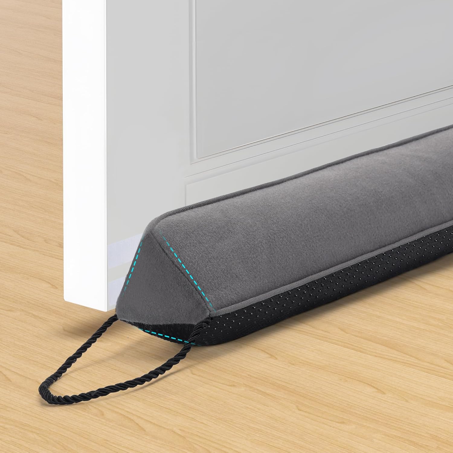UUYUUY Grey Triangular Draft Stopper for Door and Window
