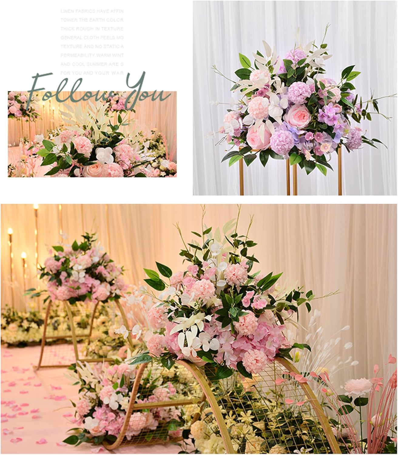 Artificial Flower Balls for Wedding Centerpieces