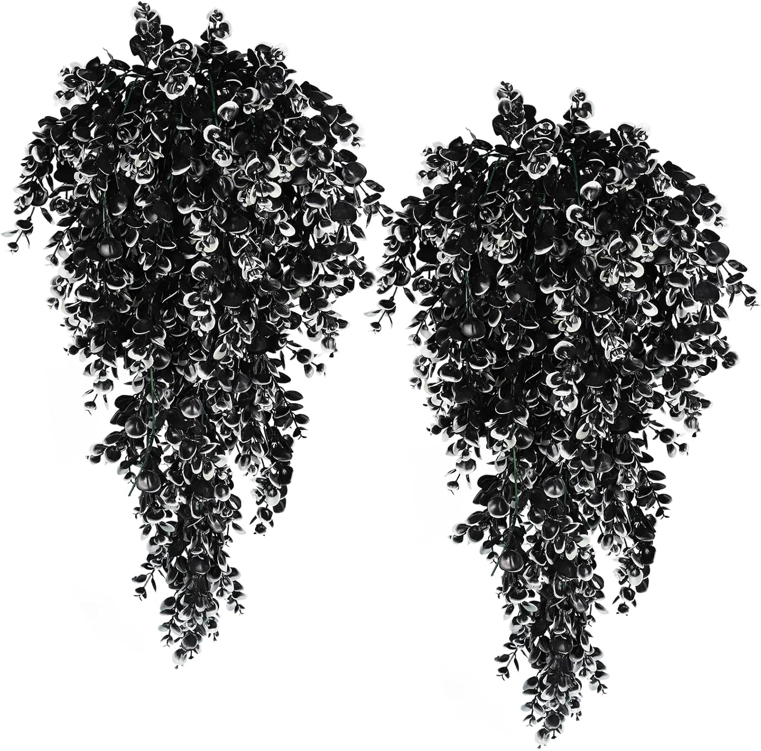 RECUTMS 4 Pcs Artificial Eucalyptus Leaves Hanging Plants